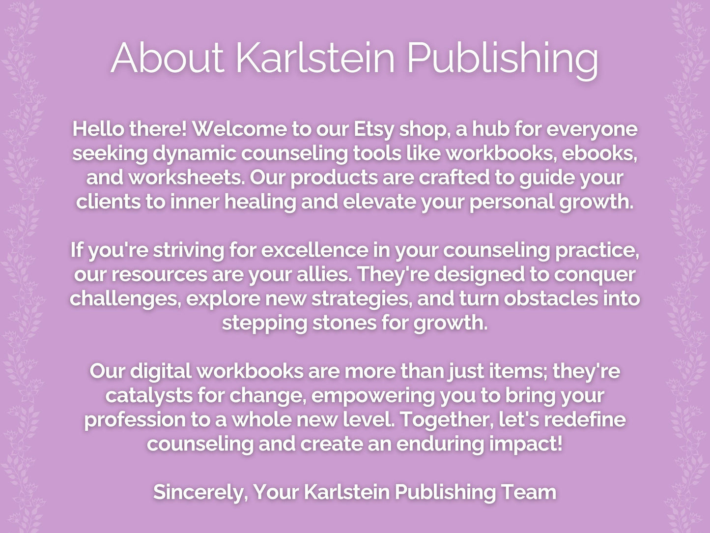 Dysthymia Counseling Digital Download