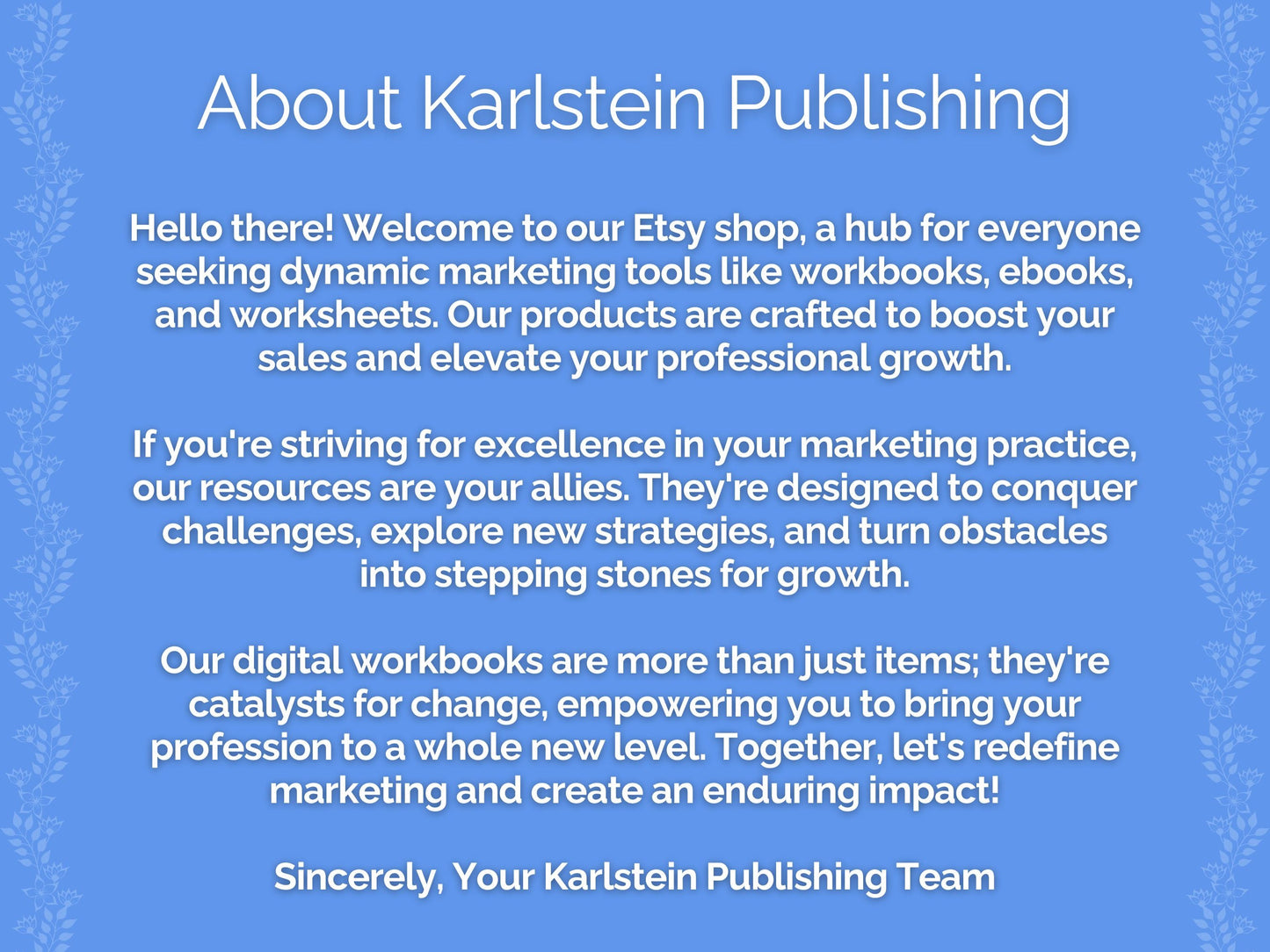 Children’s Book Writers Marketing Printable PDF
