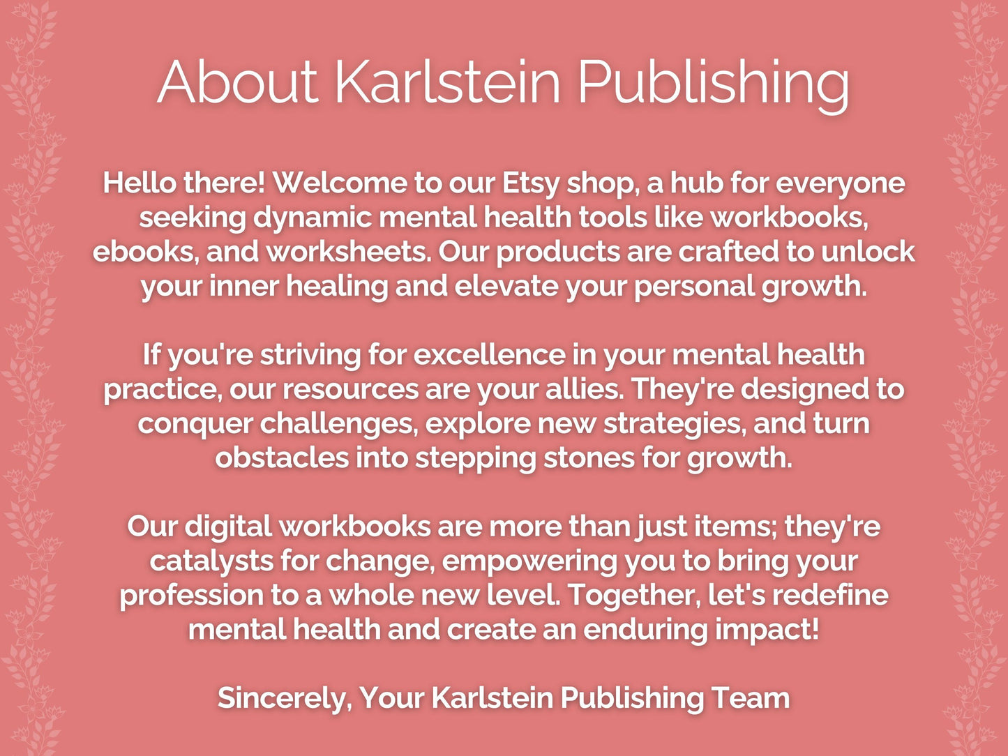 Divorce and Separation Mental Health Printable PDF