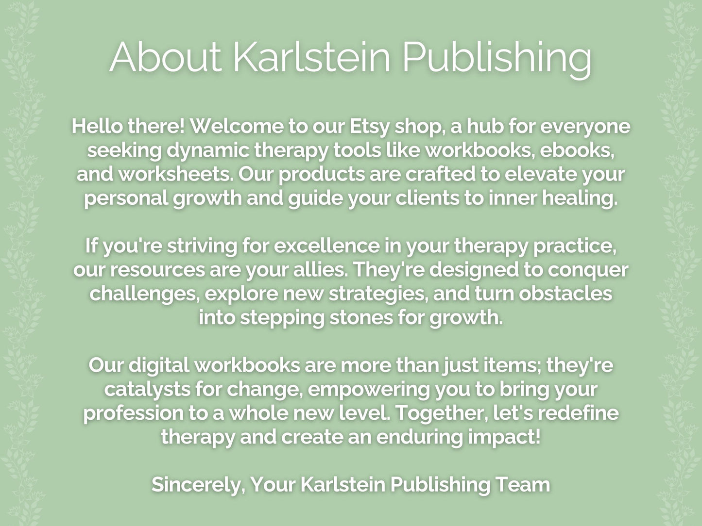 Personal Growth Therapy Digital Download