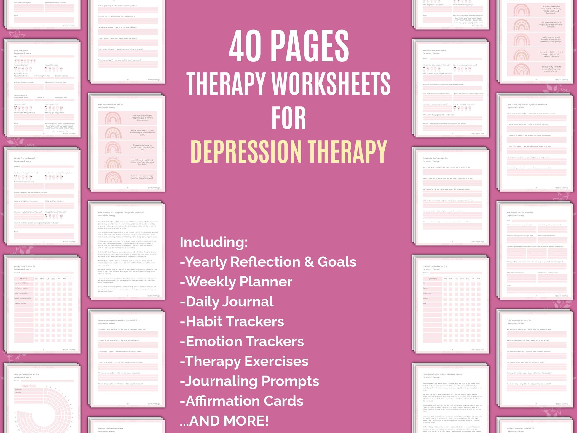 Therapy Therapist Worksheets