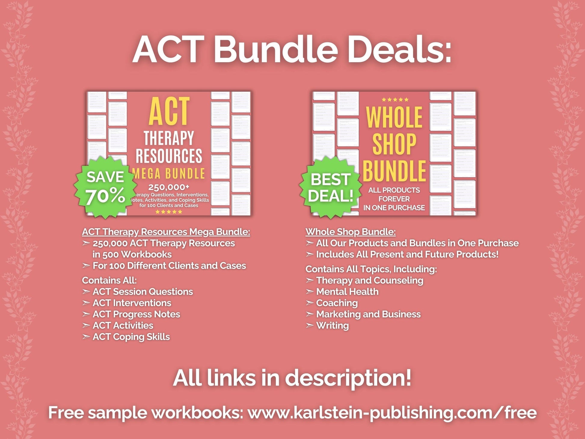 Acceptance and Commitment Therapy (ACT) Progress Notes Mental Health Tools