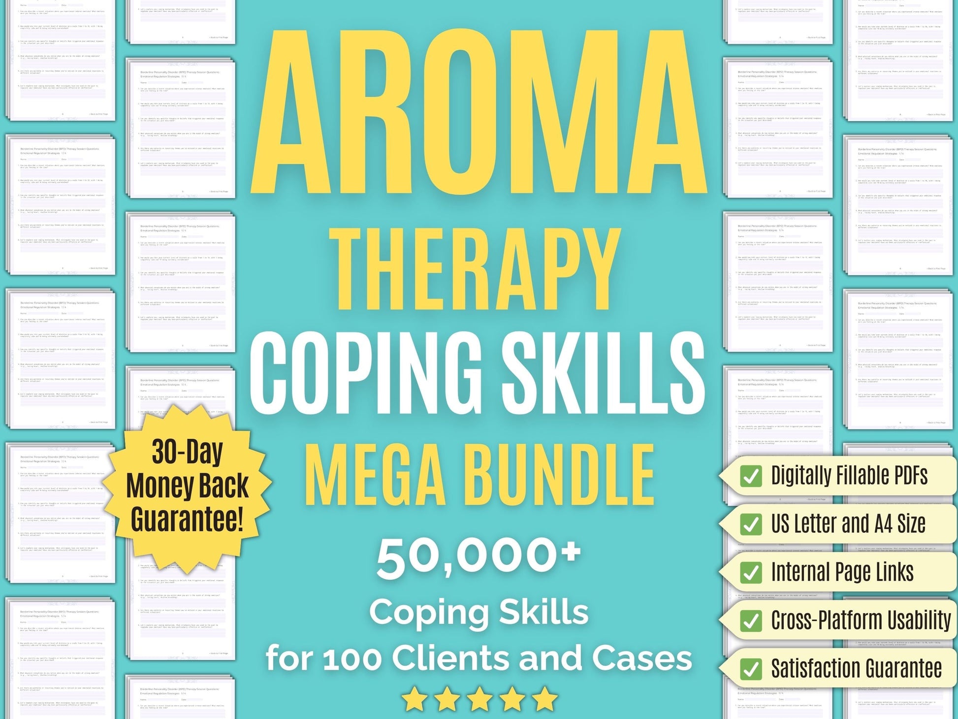 Aroma Therapy Coping Skills Psychology Workbooks