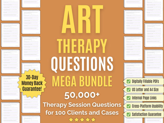 Art Therapy Session Questions Psychology Workbooks