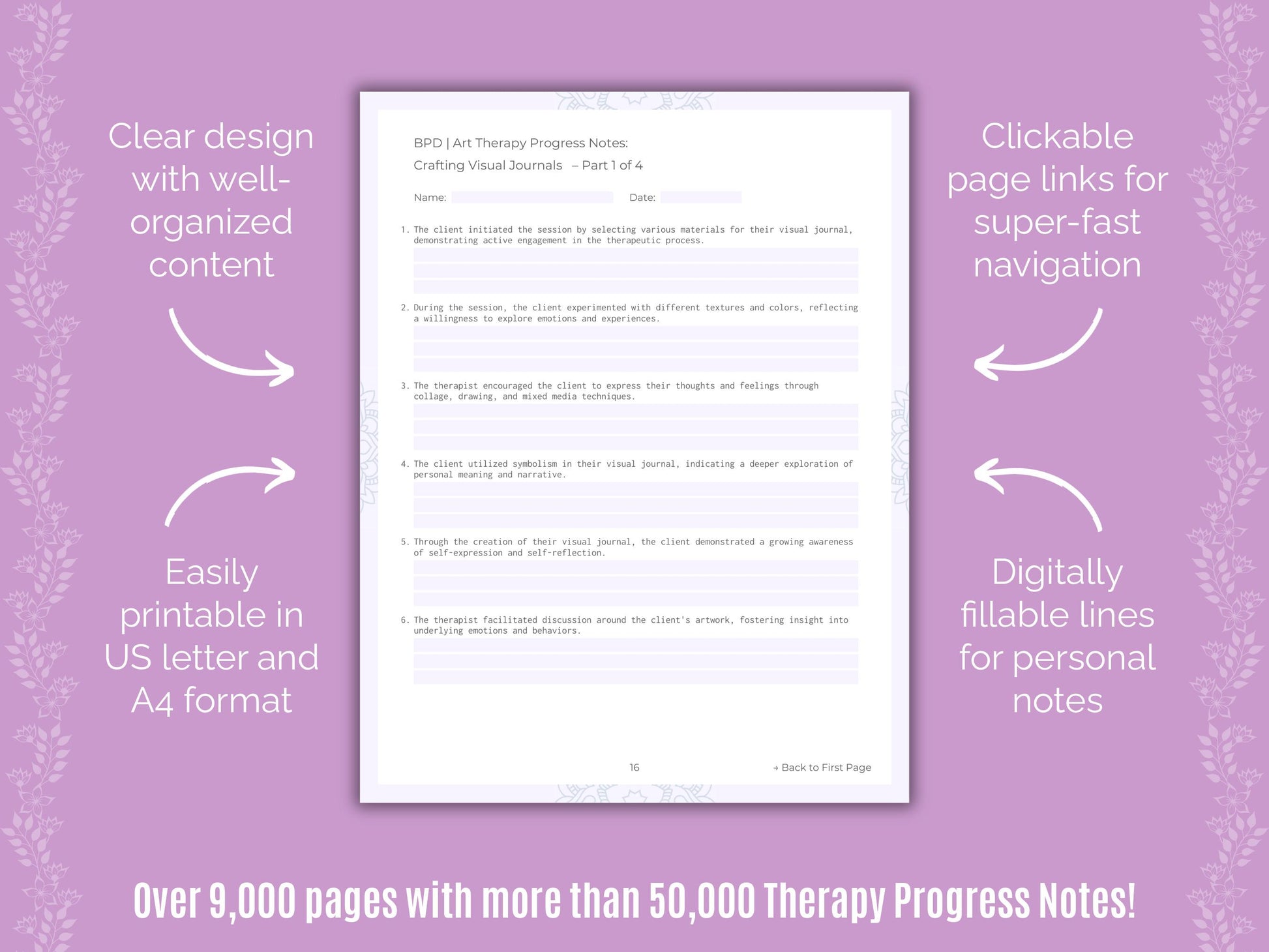 Art Therapy Progress Notes Counselor Cheat Sheets