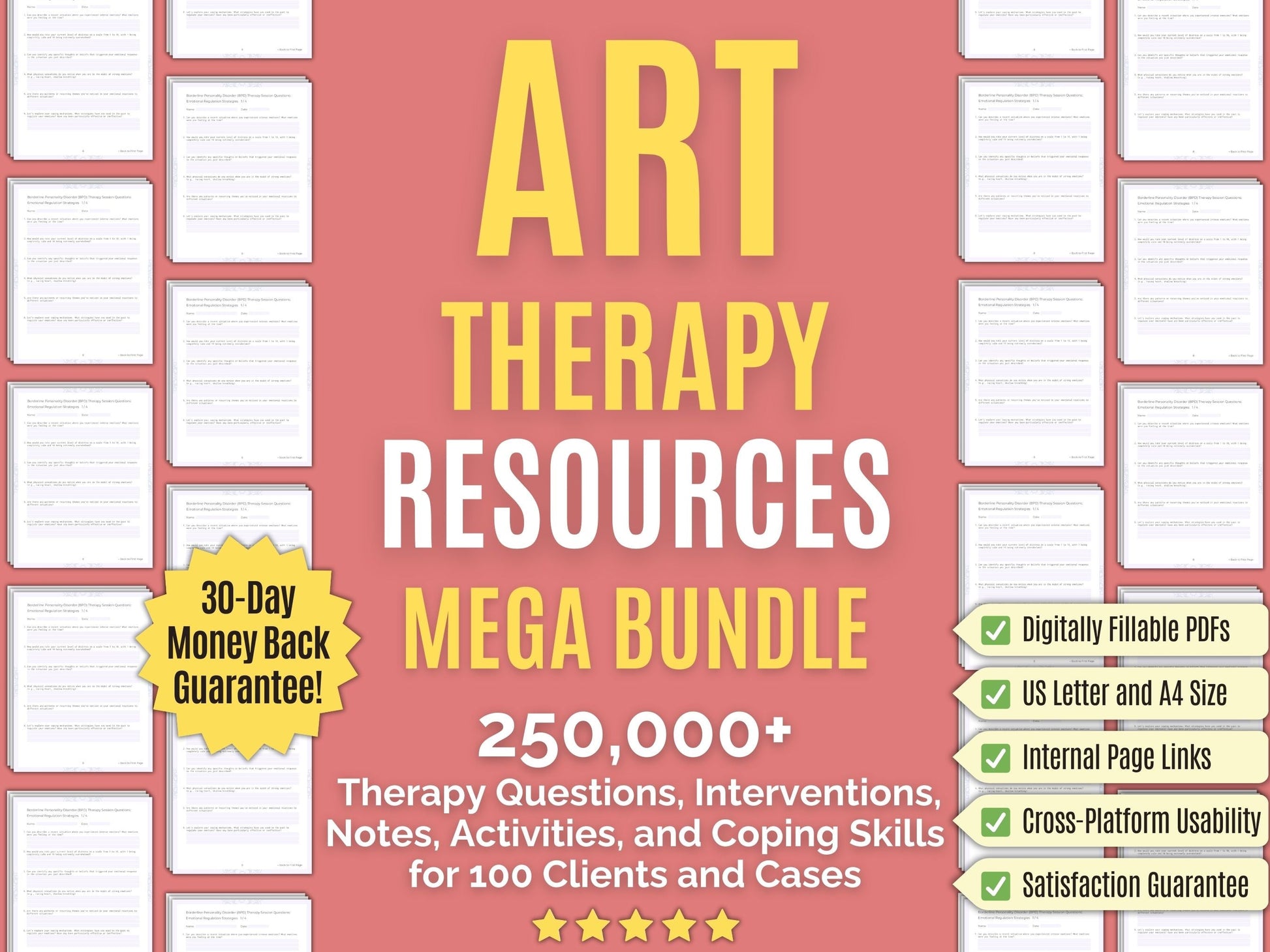 Art Therapy Psychology Workbooks