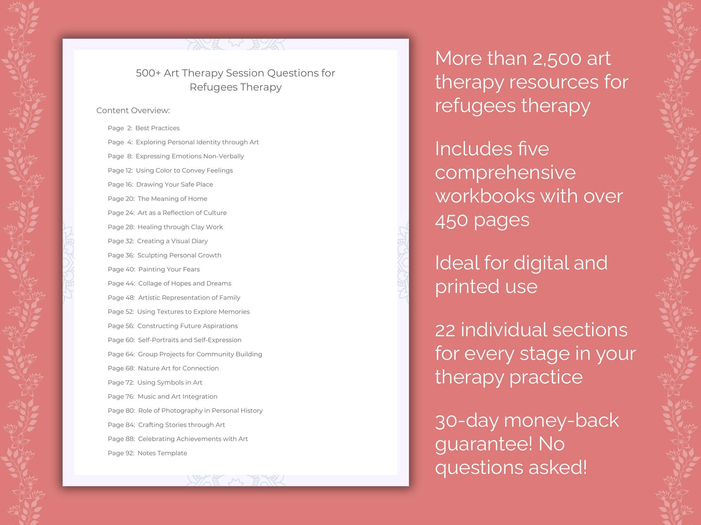 Refugees Art Therapy Therapist Worksheets
