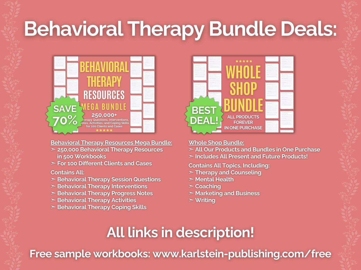 Behavioral Therapy Coping Skills Mental Health Tools