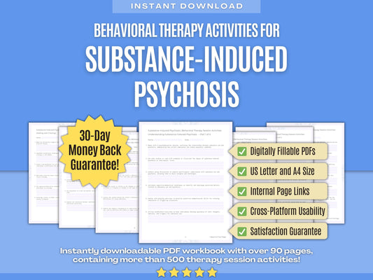 Substance-Induced Psychosis Behavioral Therapy Psychology Workbooks