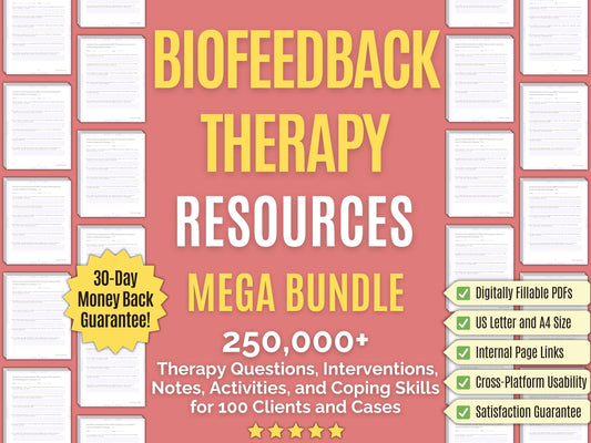 Biofeedback Therapy Psychology Workbooks