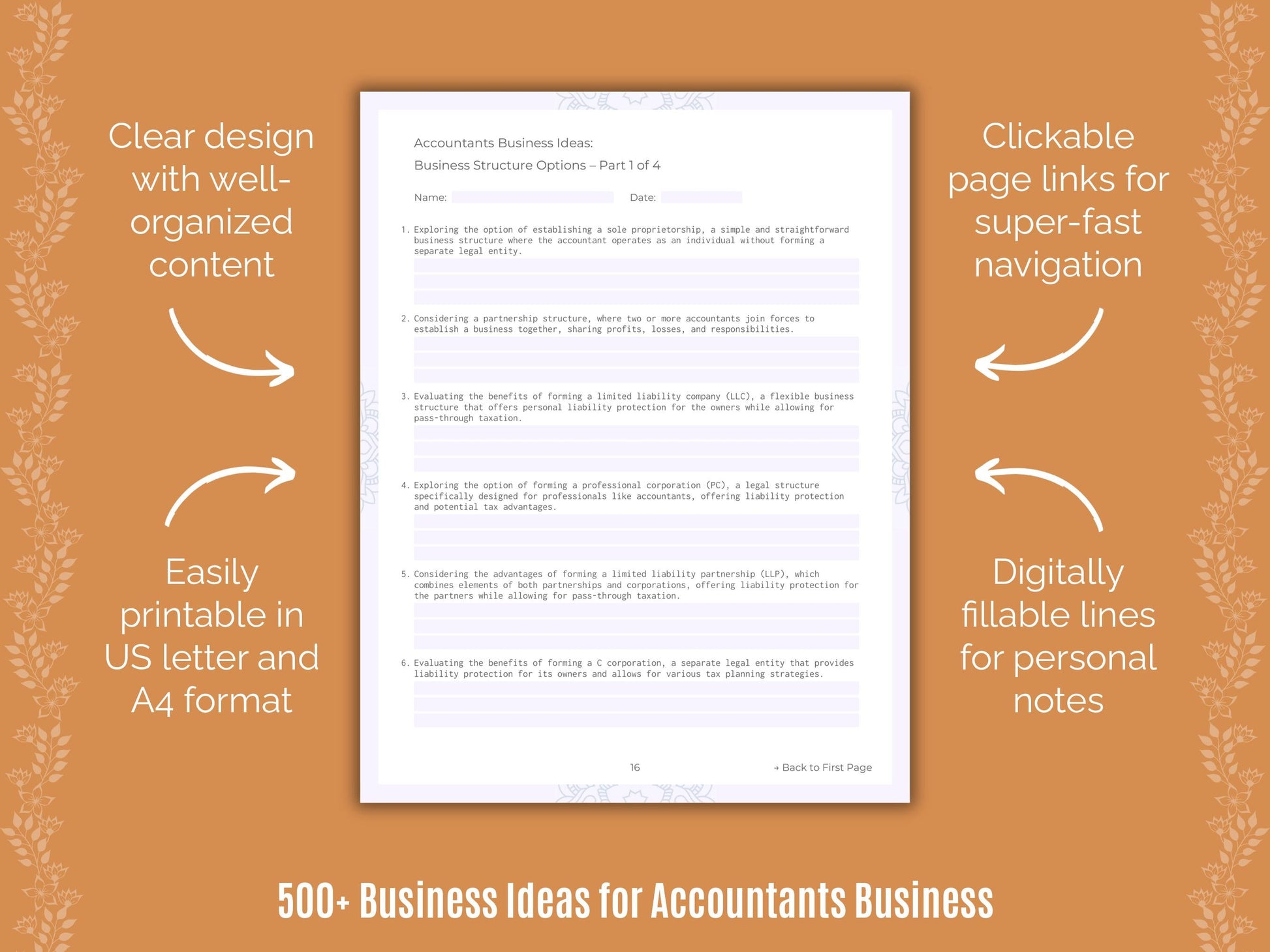 Accountants Business Templates