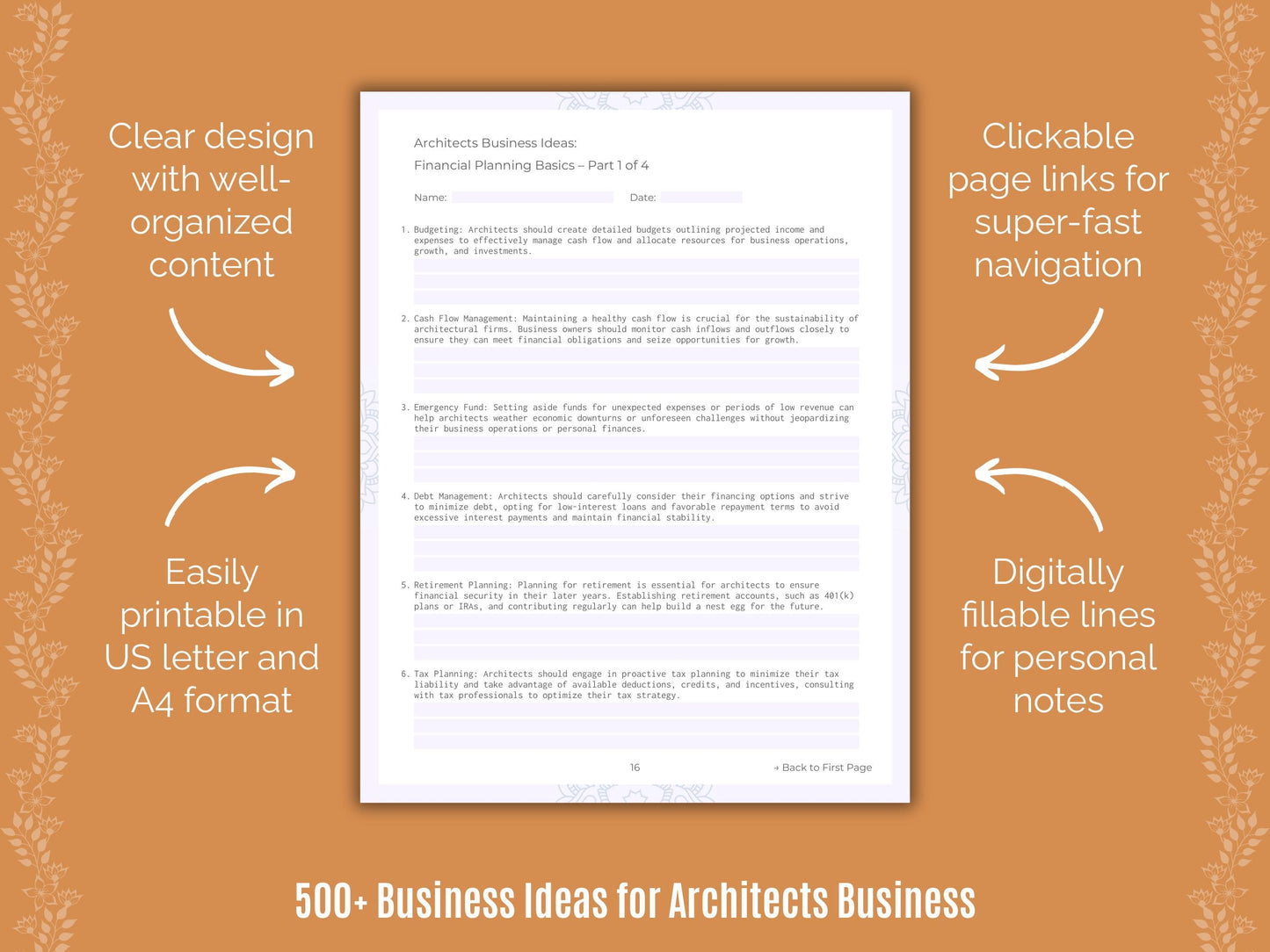 Architects Business Templates