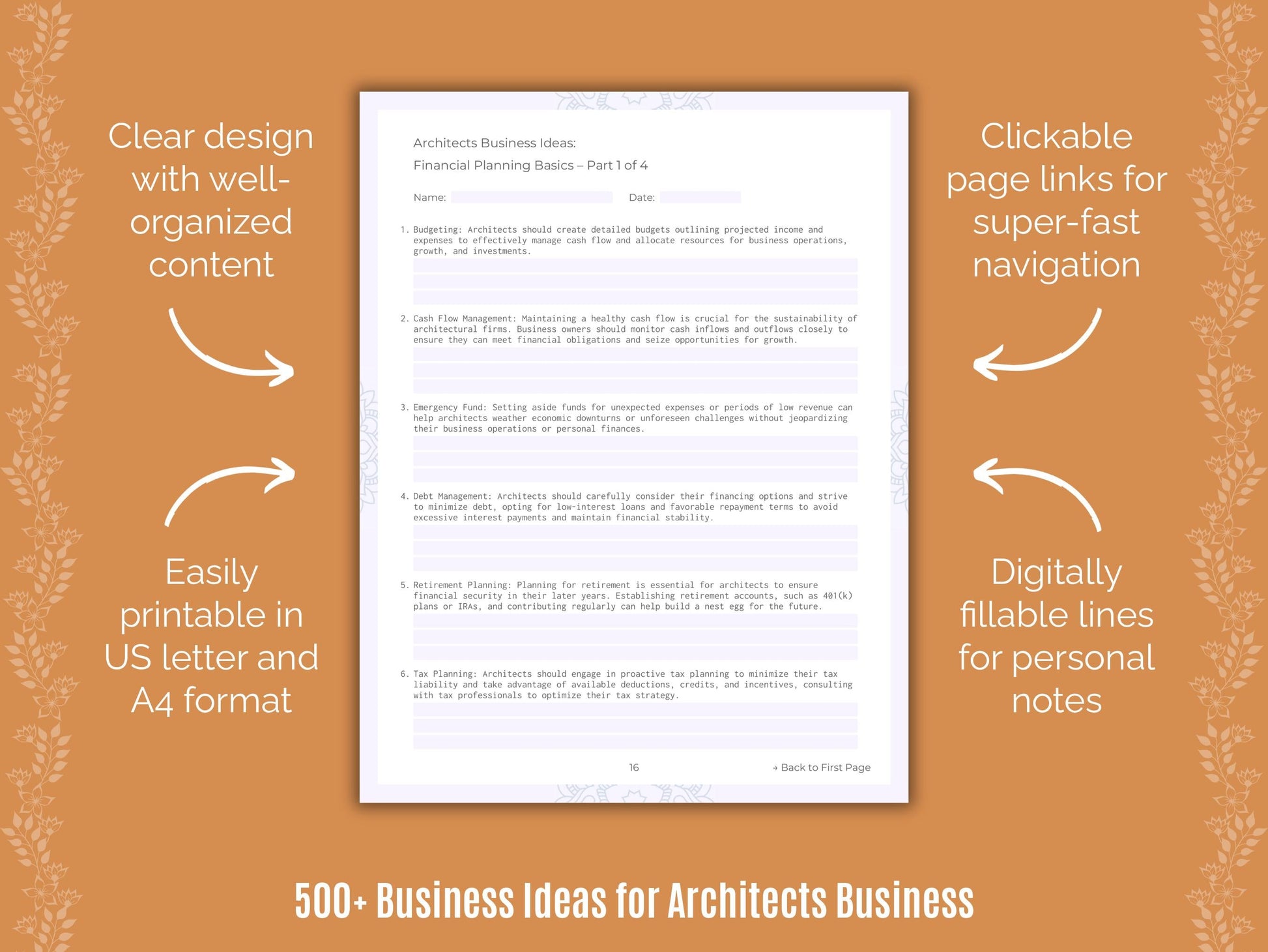 Architects Business Templates