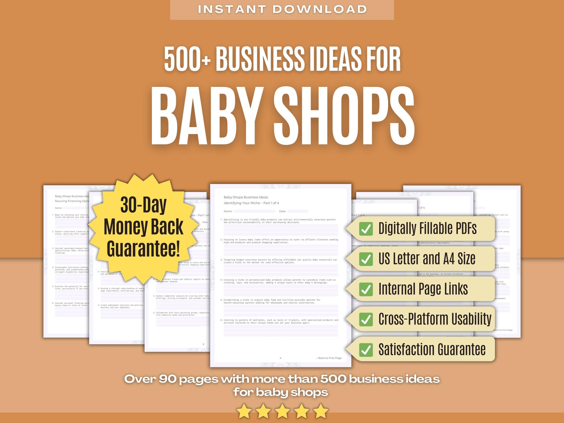 Baby Shops Business Workbooks