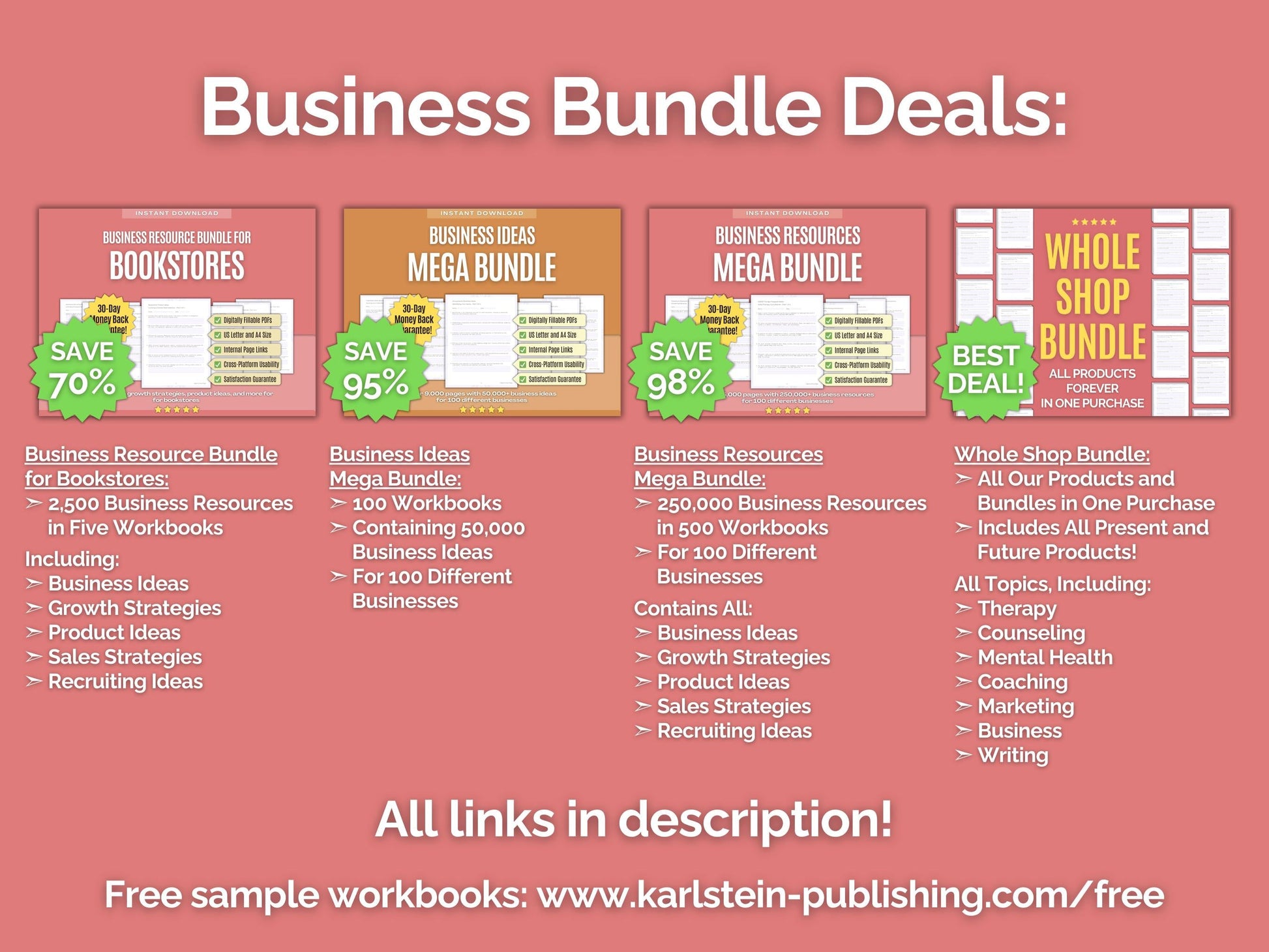 Bookstores Business Session Tools