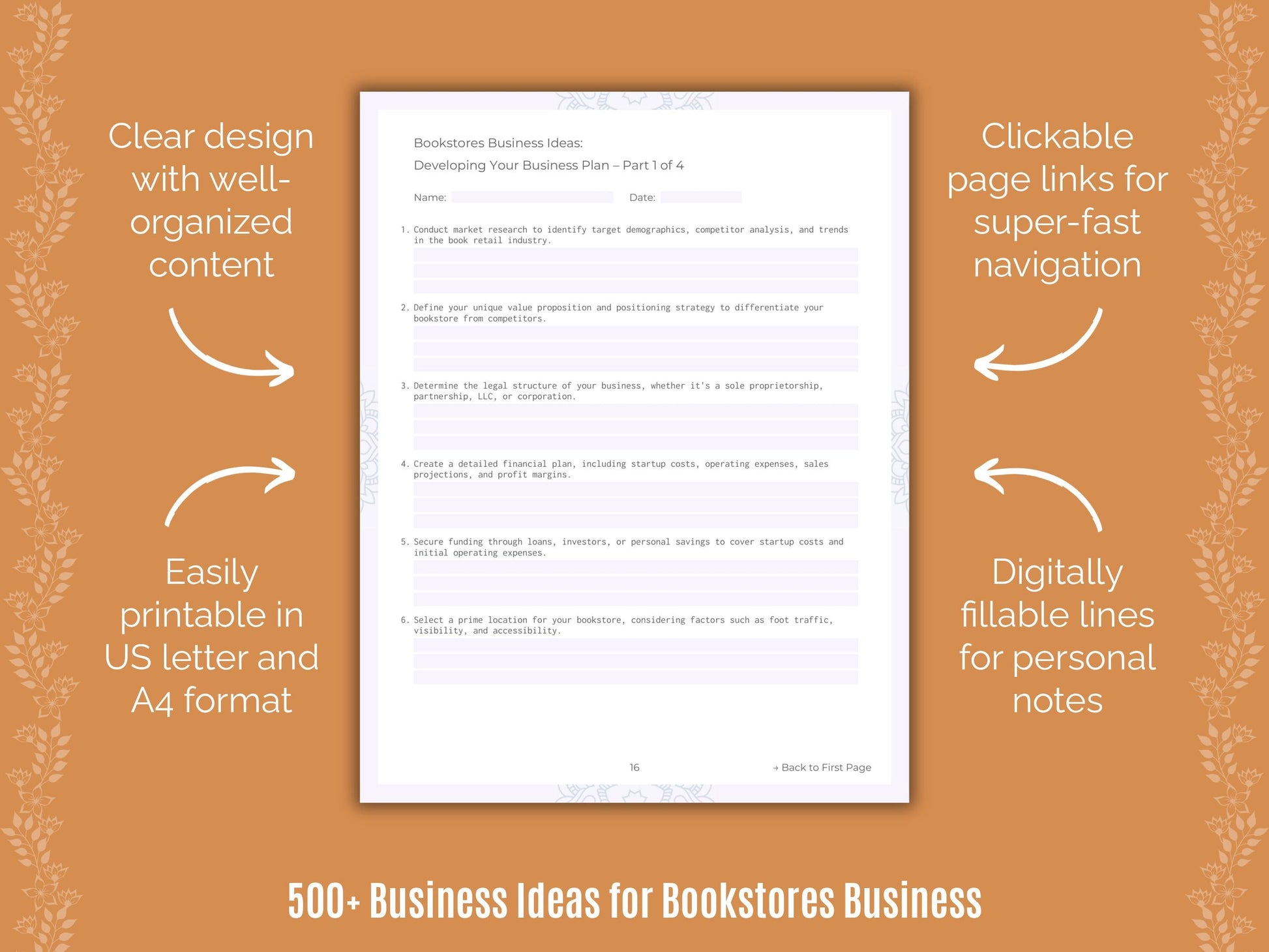 Bookstores Business Templates