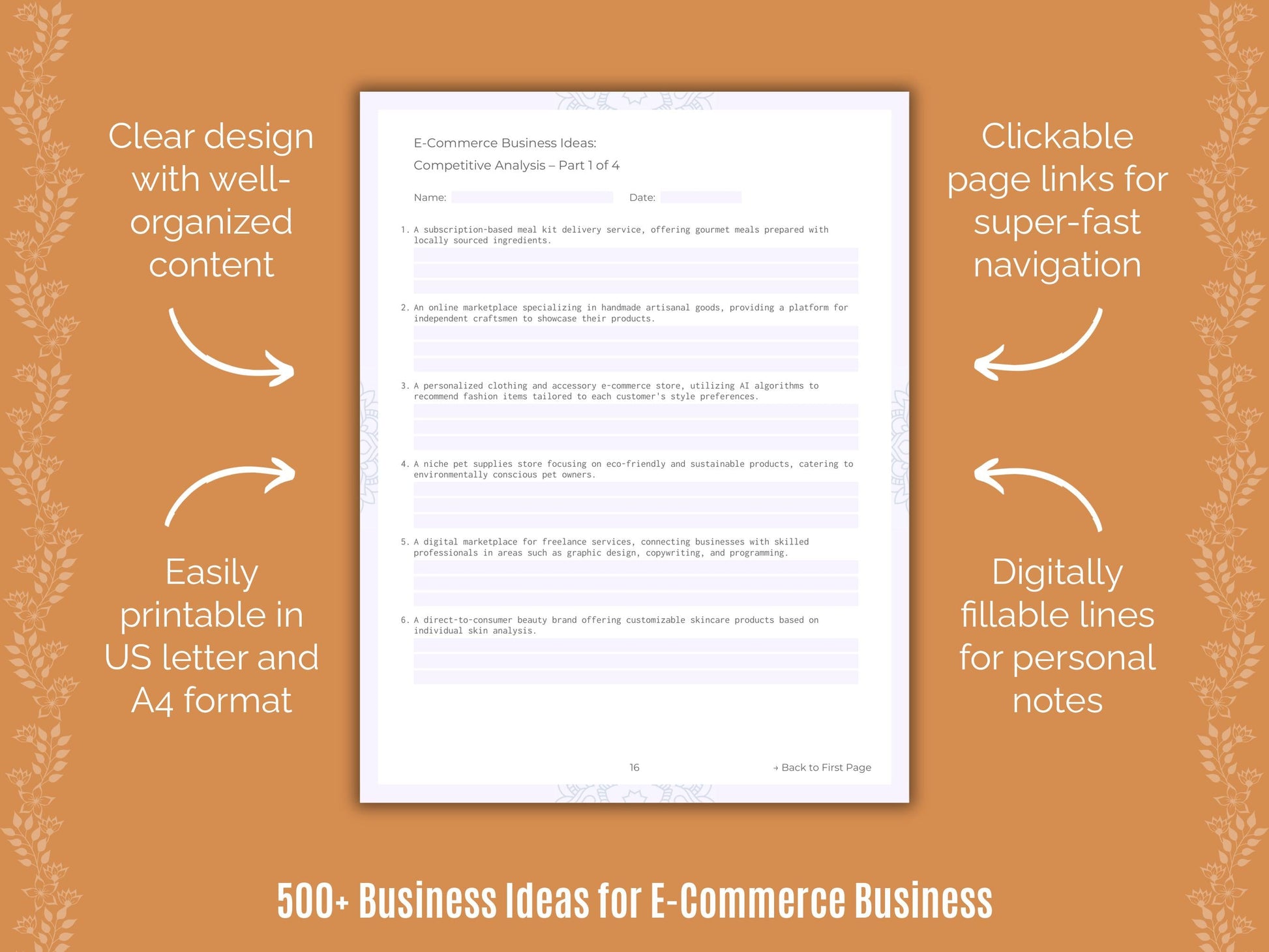 E-Commerce Business Templates