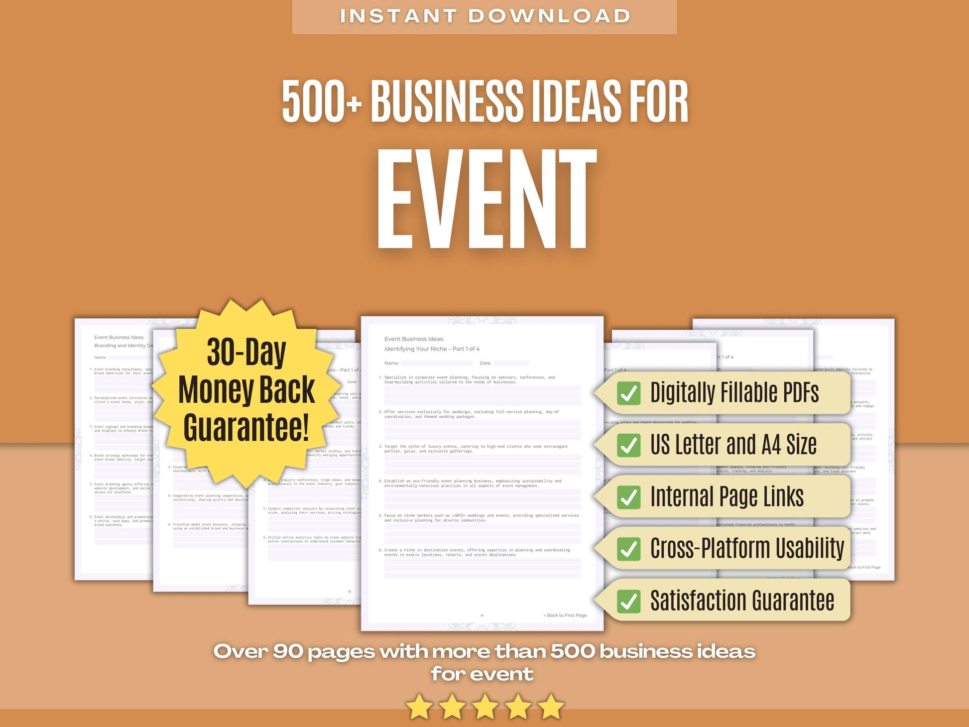 Event Business Workbooks