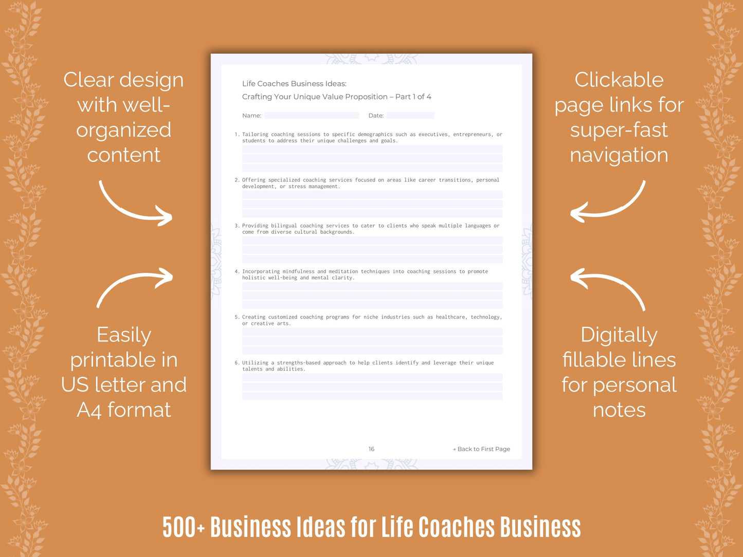 Life Coaches Business Templates