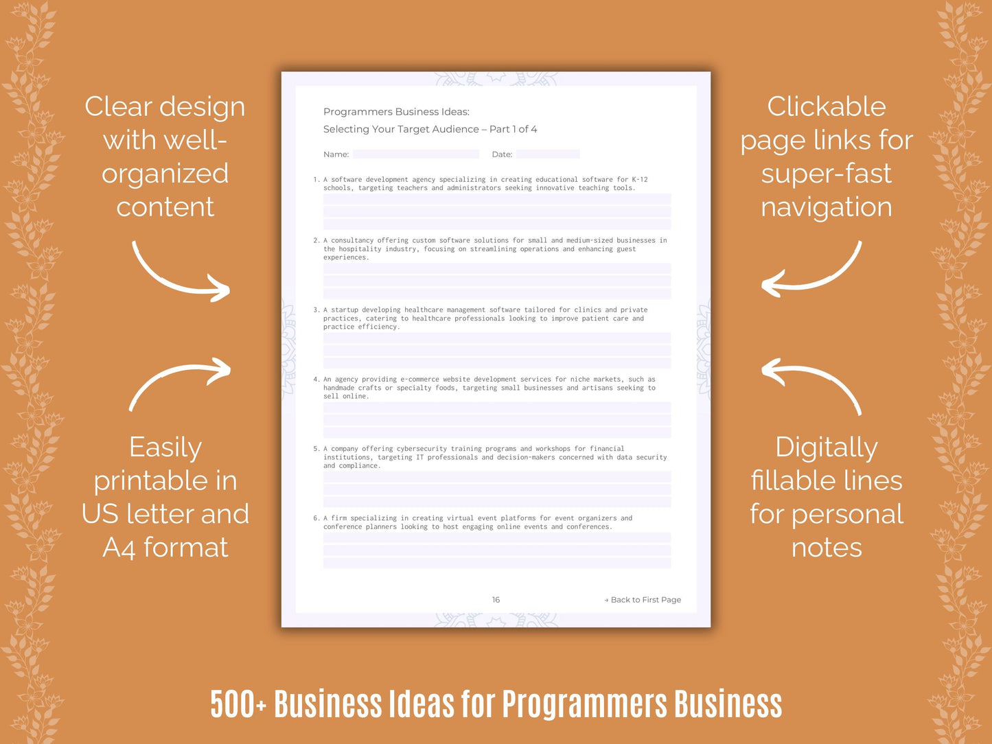 Programmers Business Templates