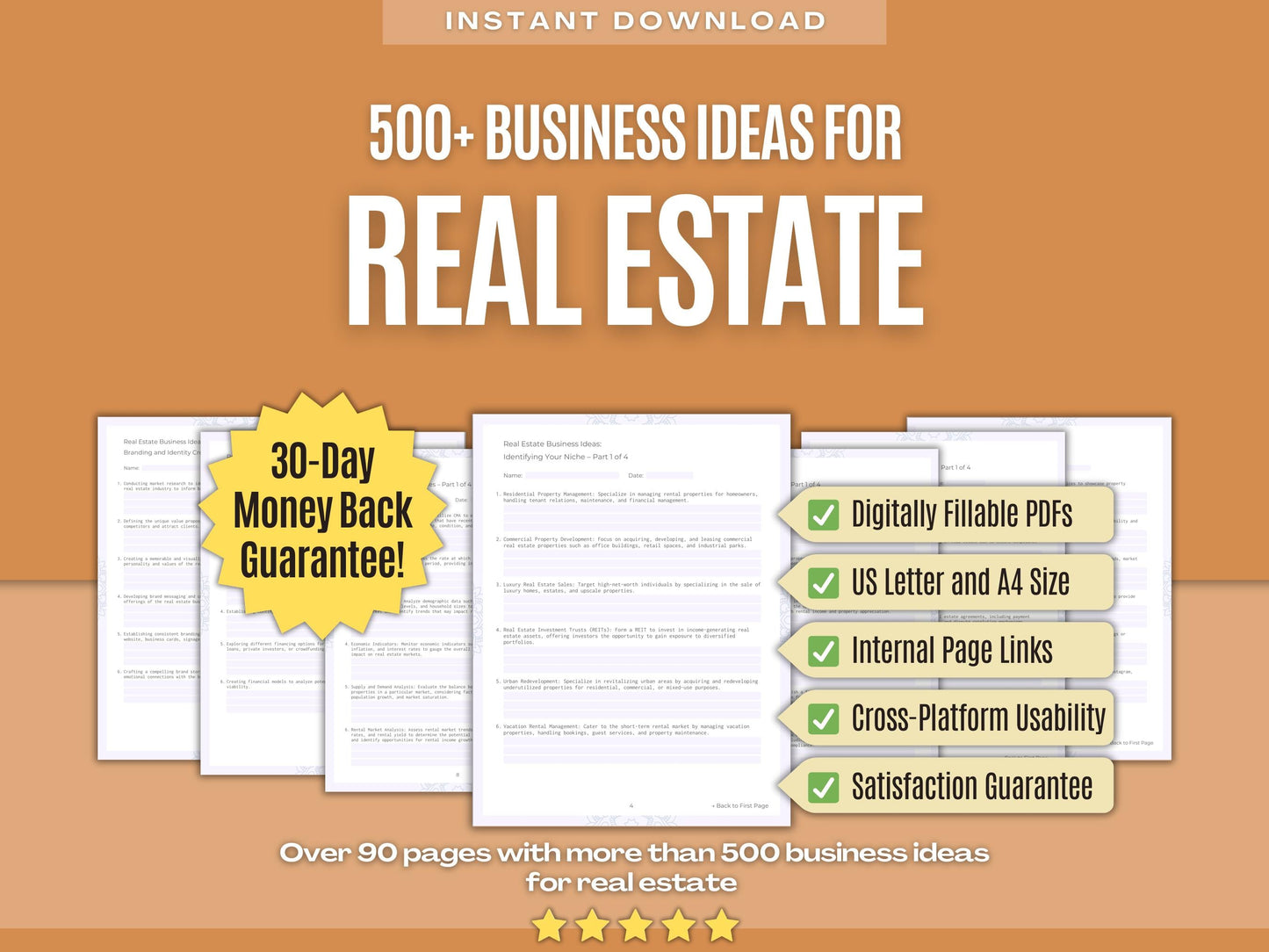 Real Estate Business Workbooks