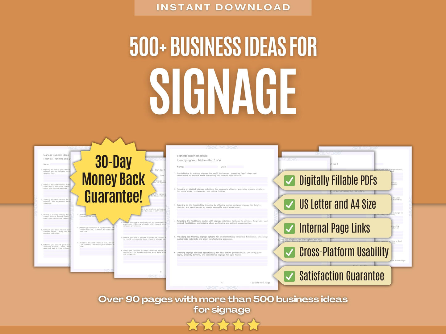 Signage Business Workbooks