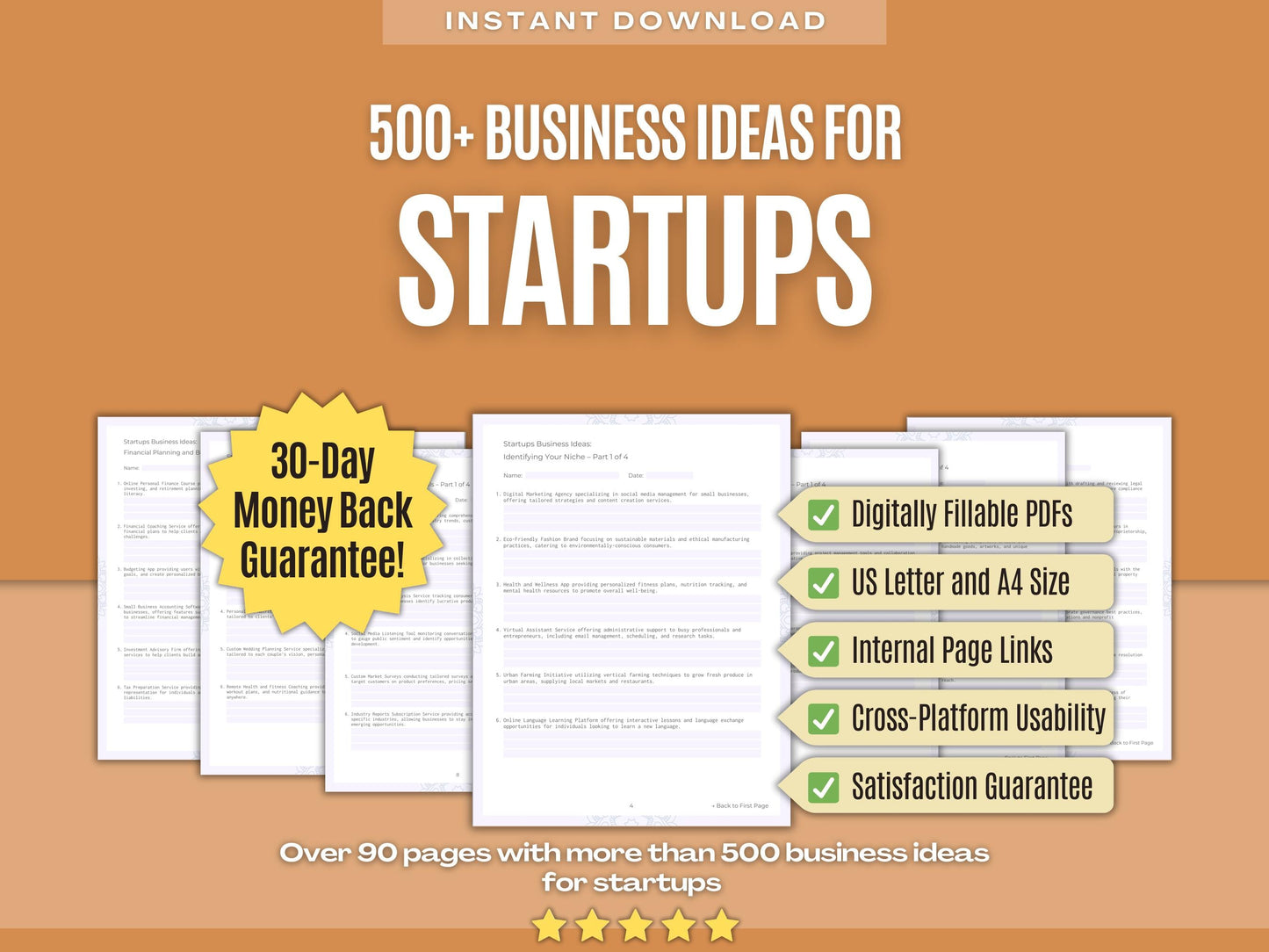 Startups Business Workbooks