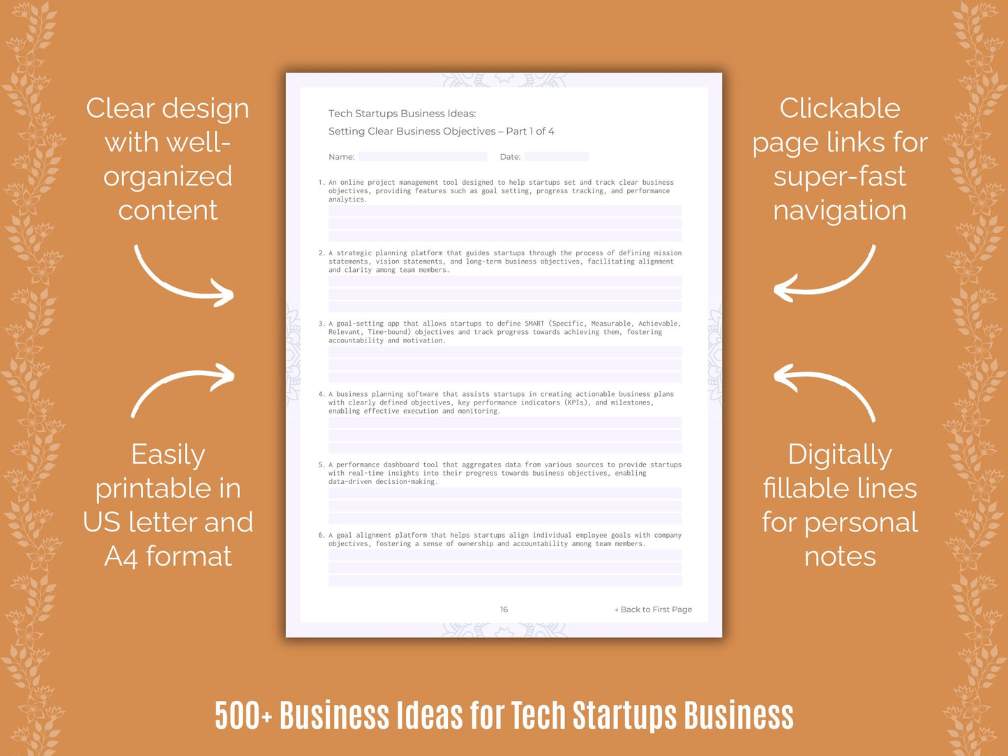 Tech Startups Business Templates