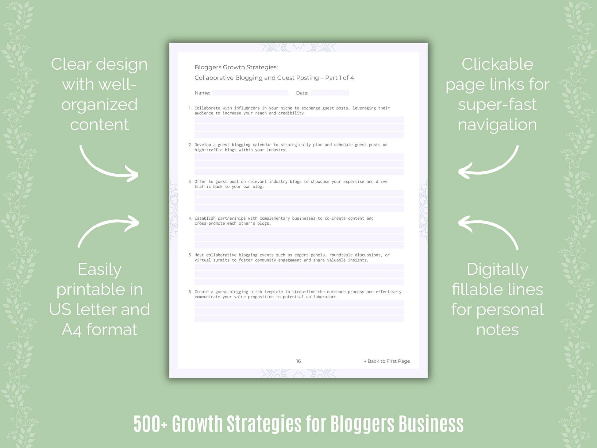 Bloggers Business Templates