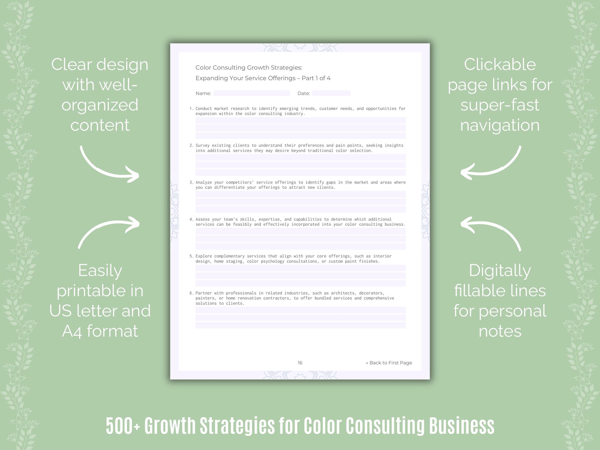 Color Consulting Business Templates