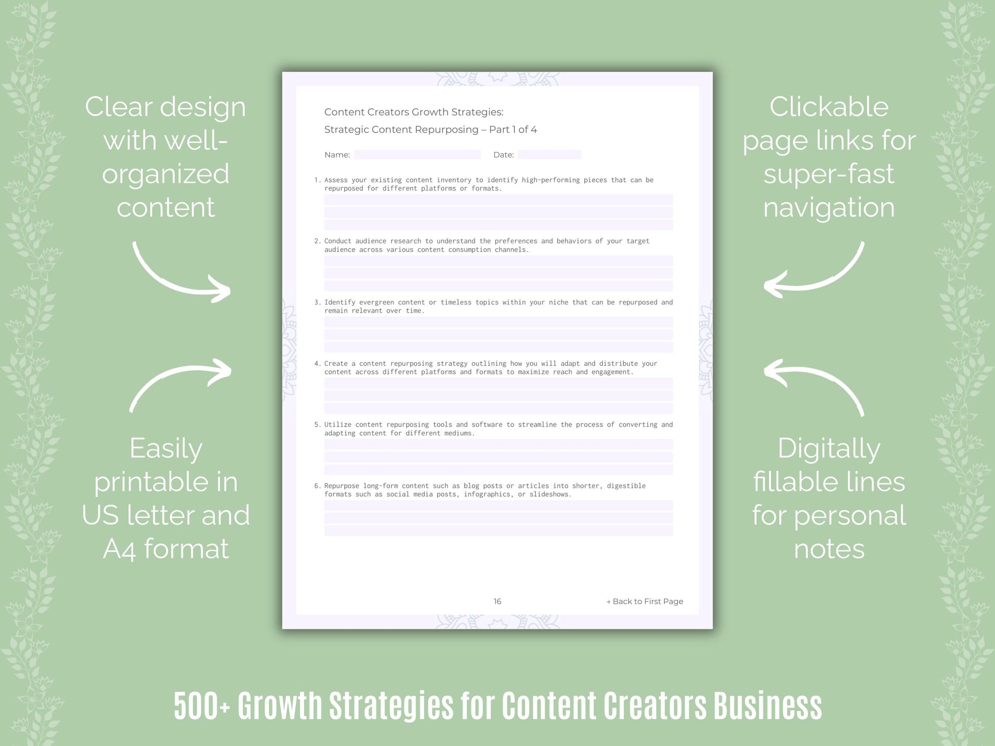 Content Creators Business Templates