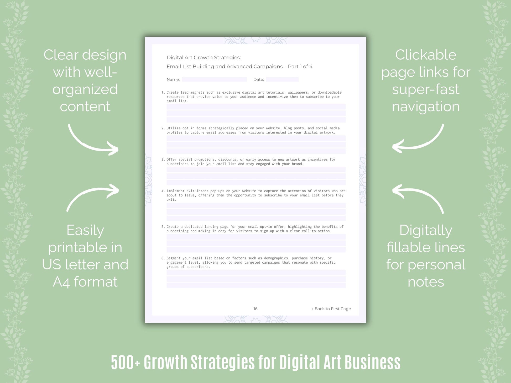 Digital Art Business Templates