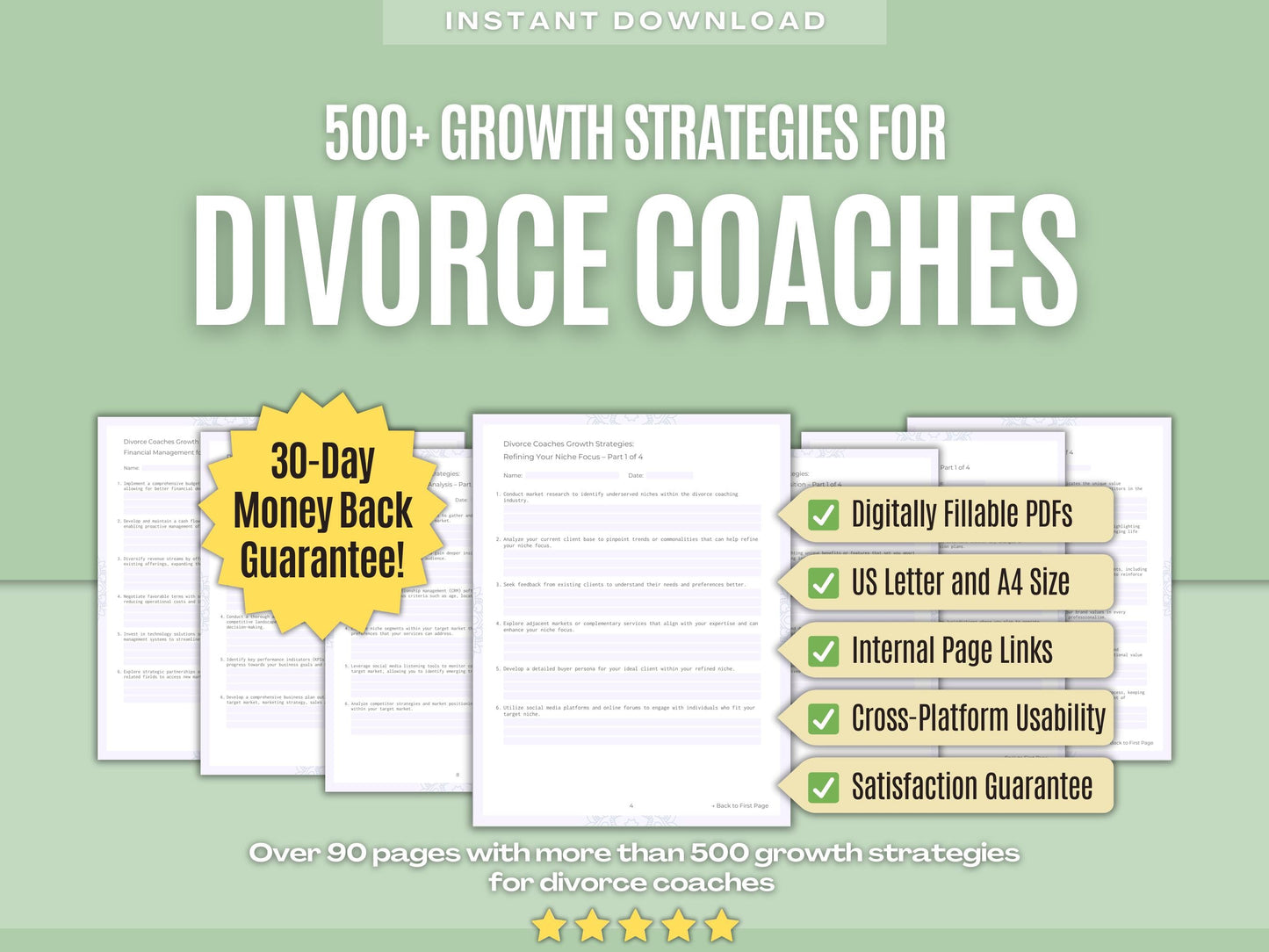 Divorce Coaches Business Workbooks