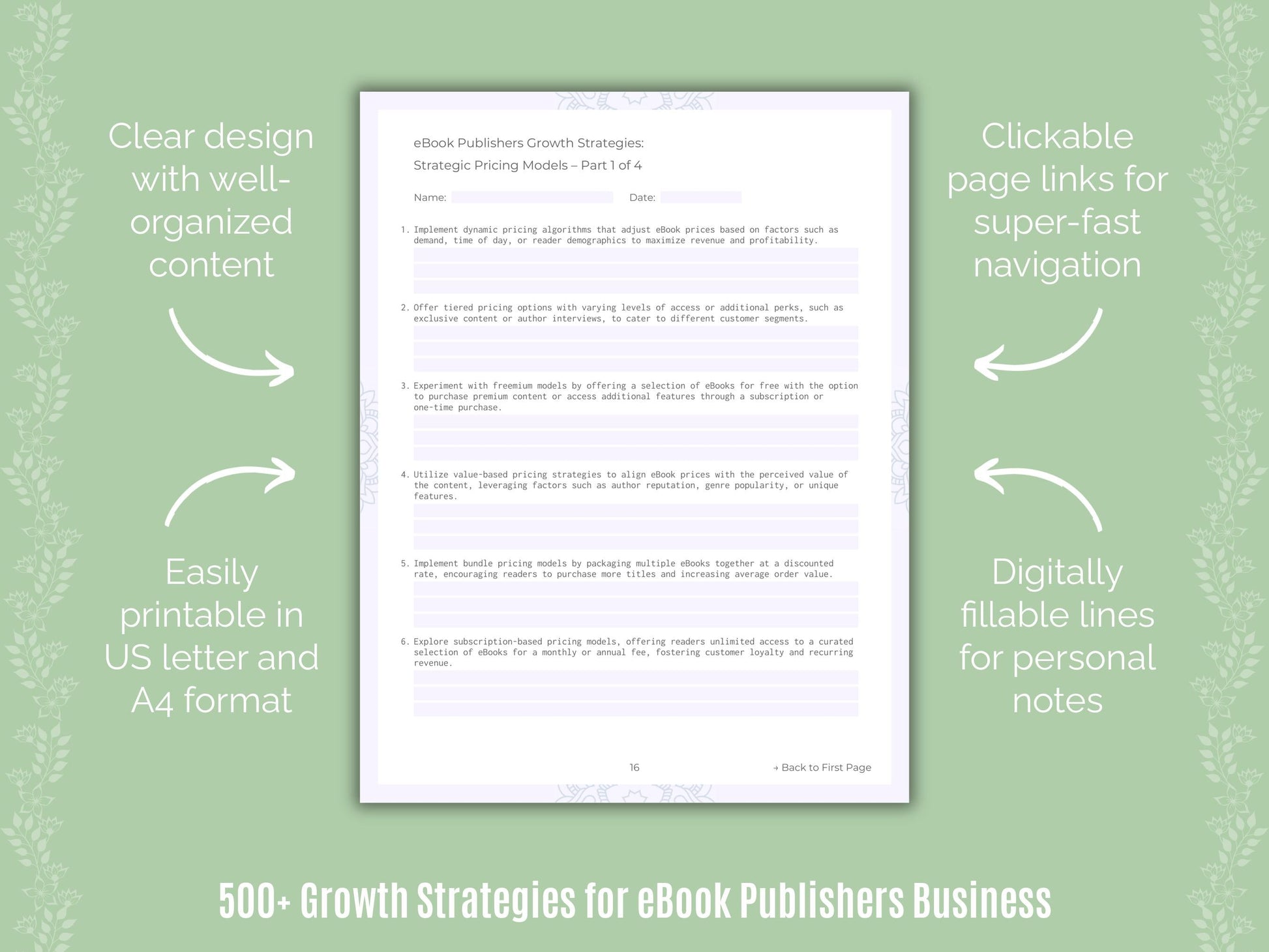 eBook Publishers Business Templates