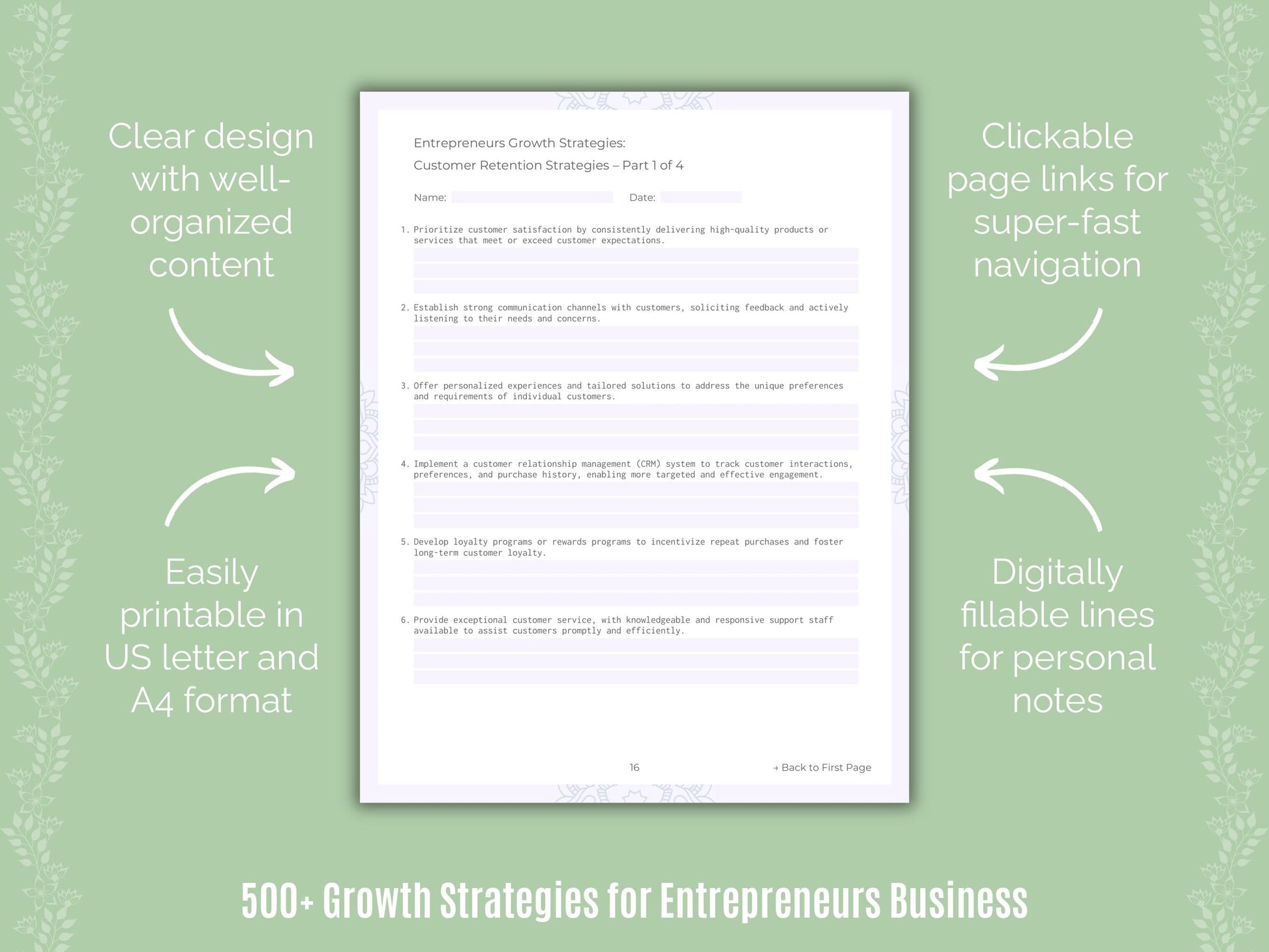 Entrepreneurs Business Templates