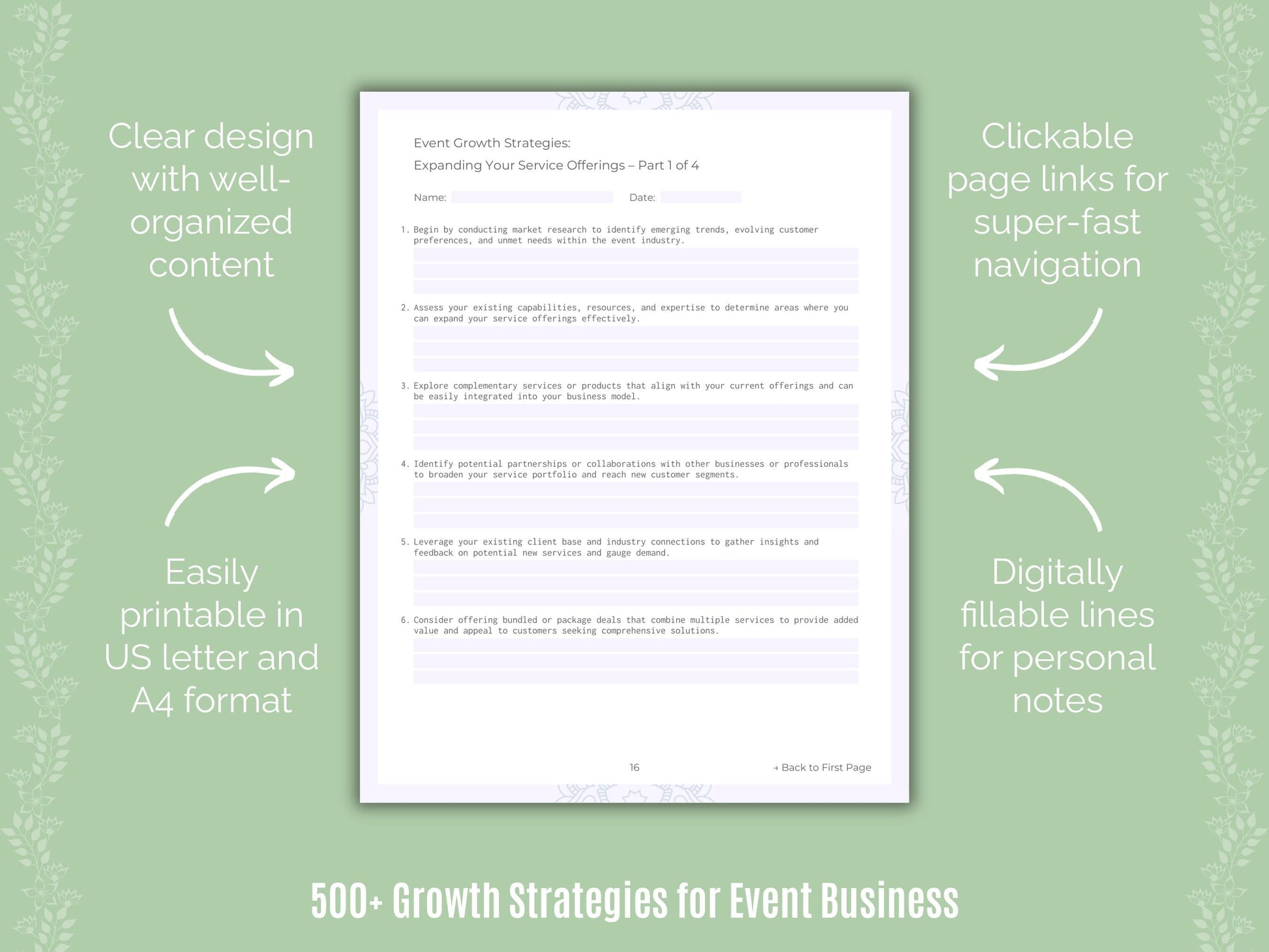 Event Business Templates