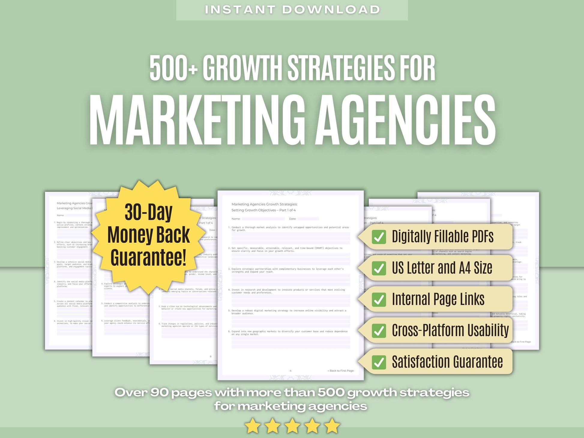 Marketing Agencies Business Workbooks