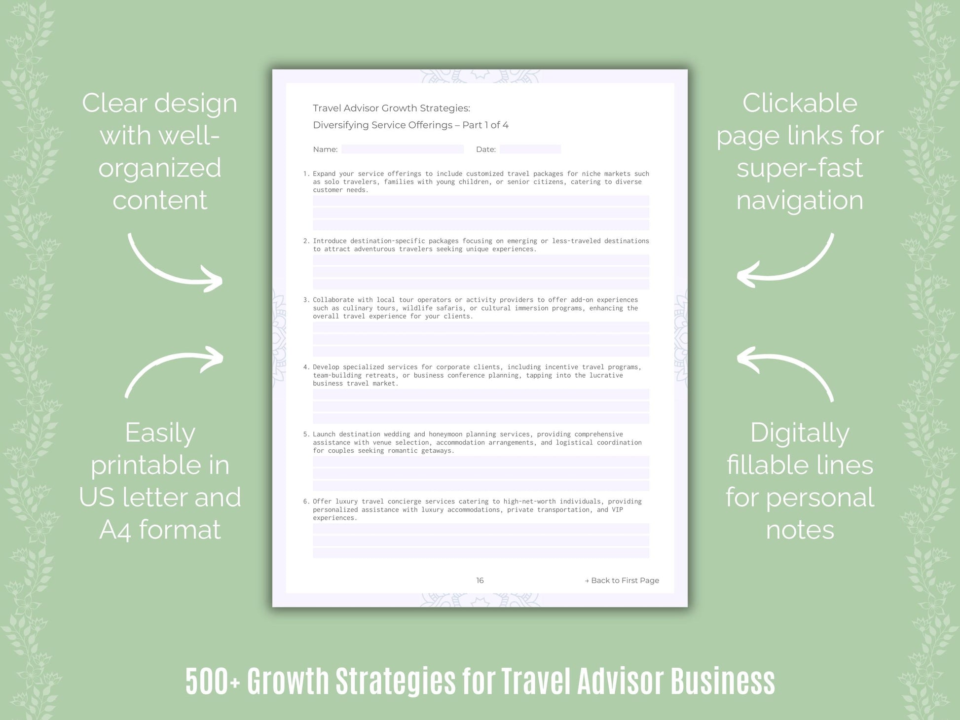 Travel Advisor Business Templates