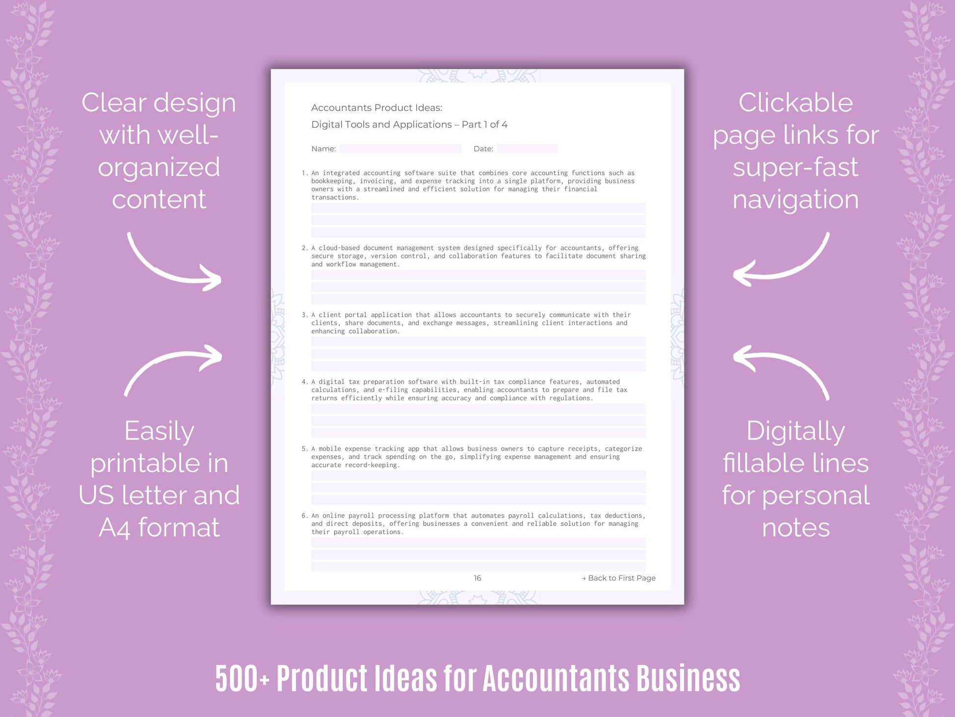 Accountants Business Templates