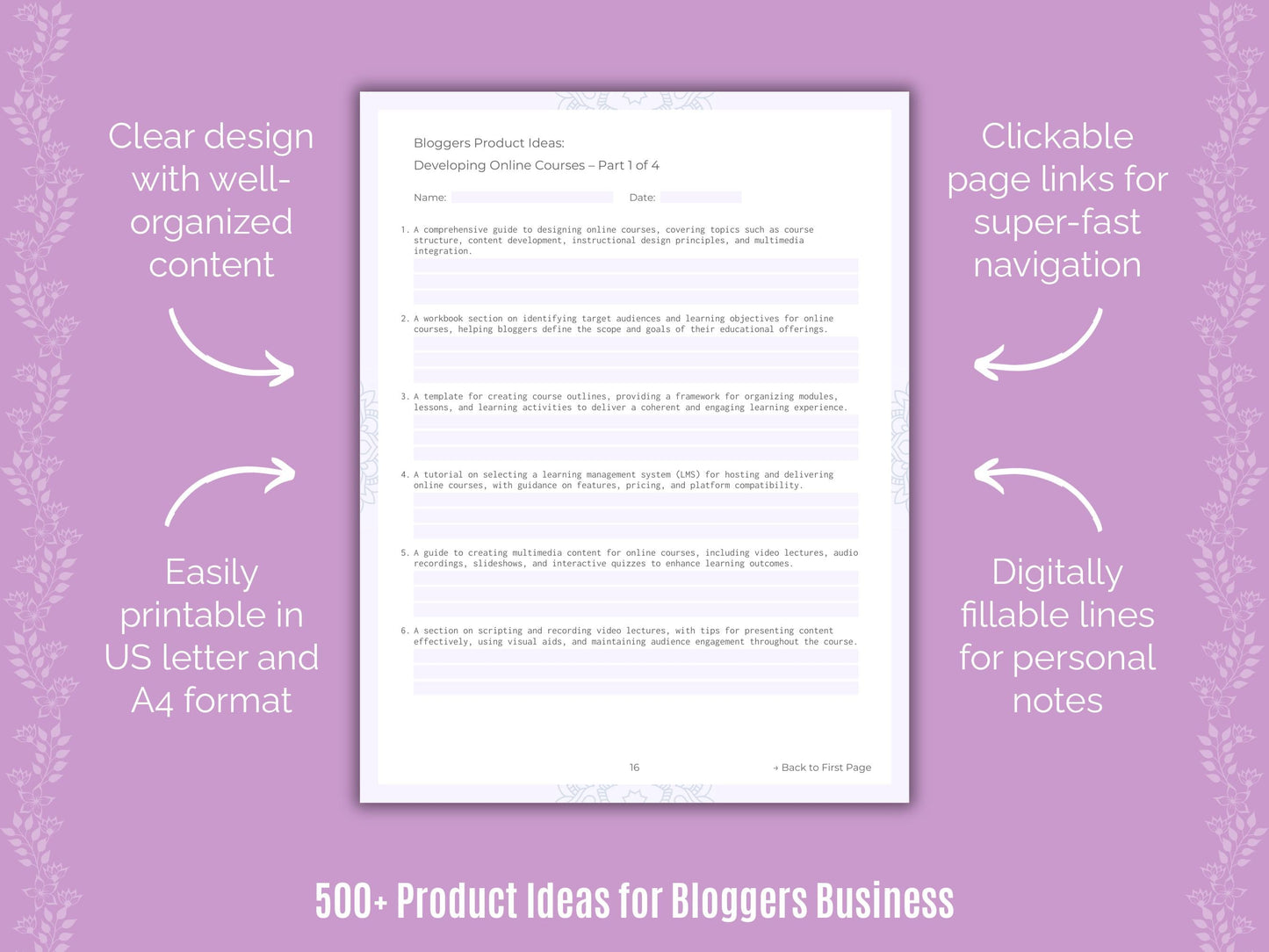 Bloggers Business Templates