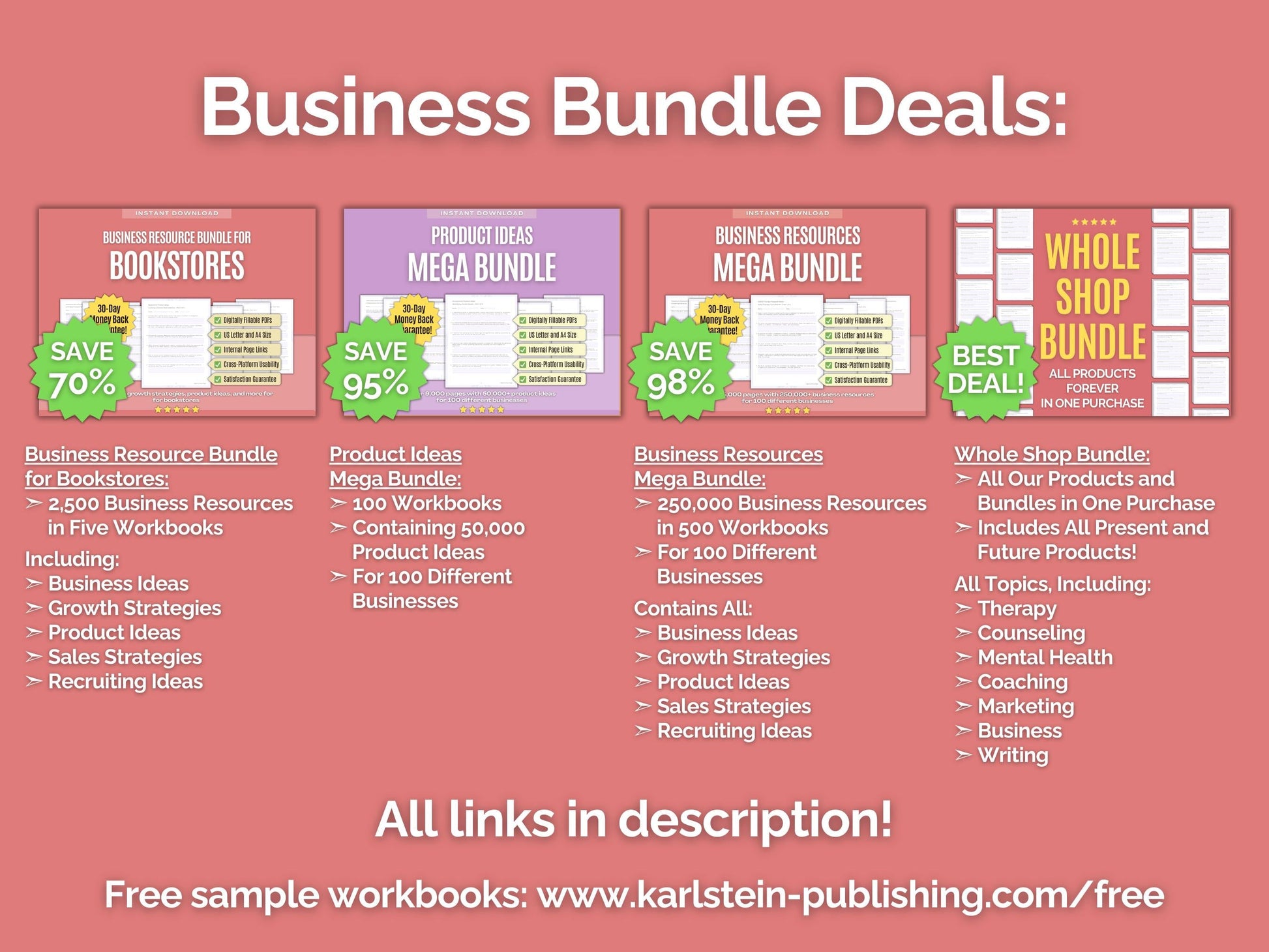 Bookstores Business Session Tools