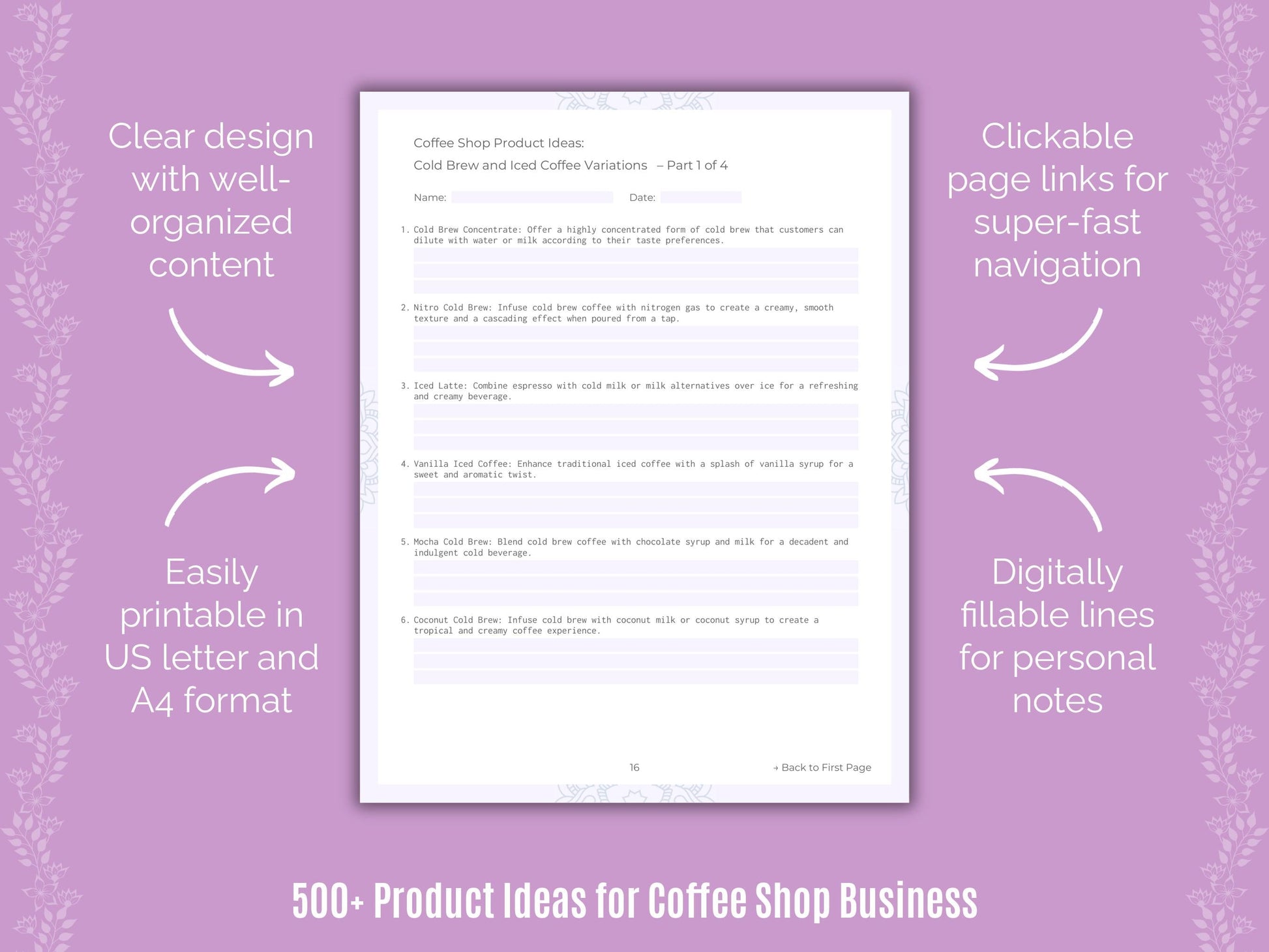 Coffee Shop Business Templates