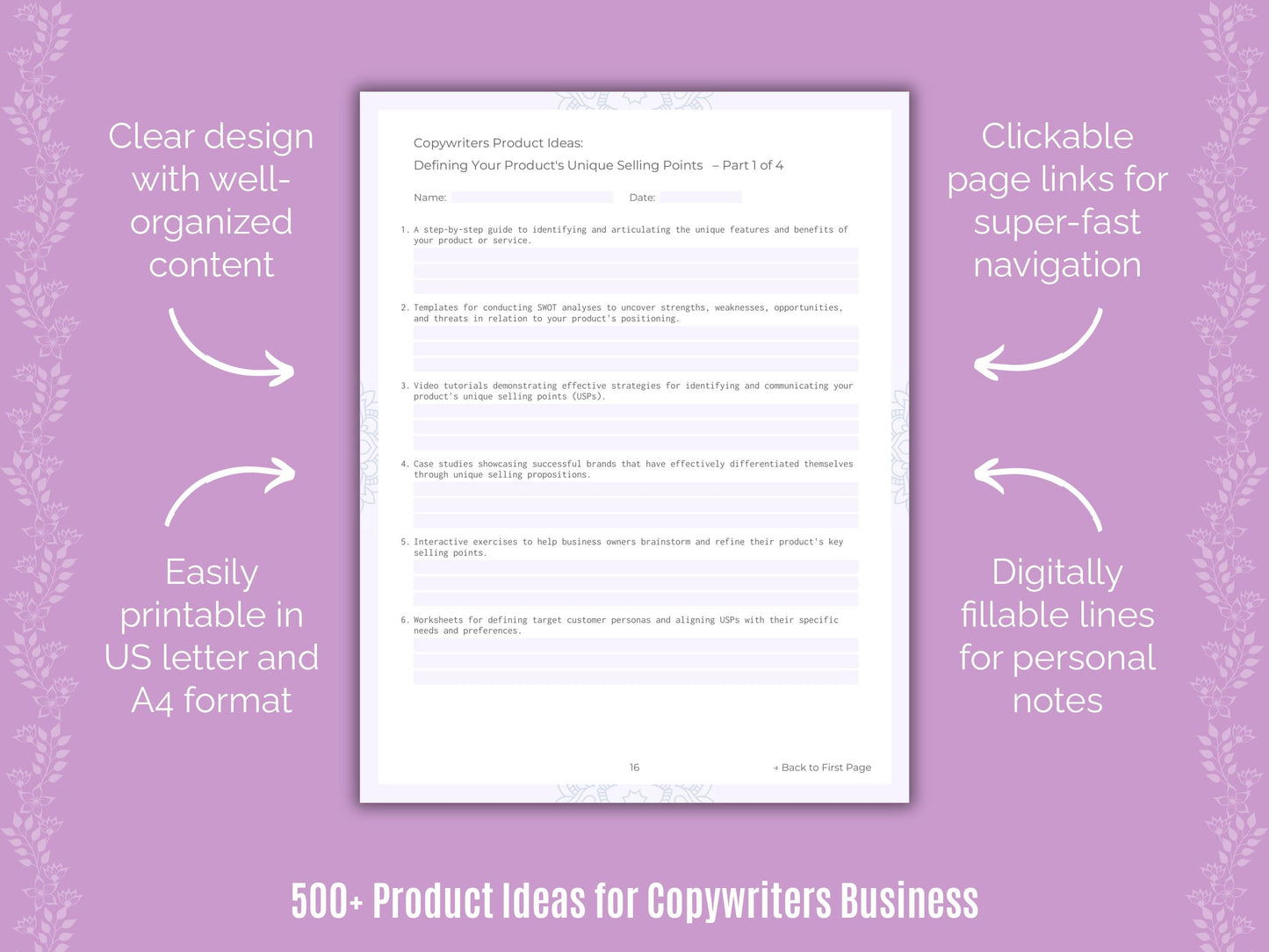 Copywriters Business Templates