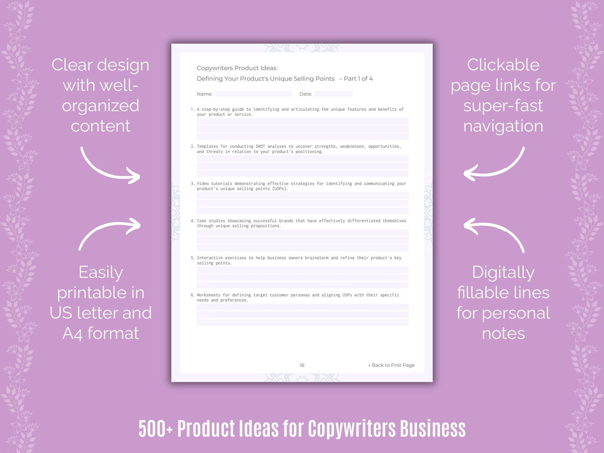 Copywriters Business Templates