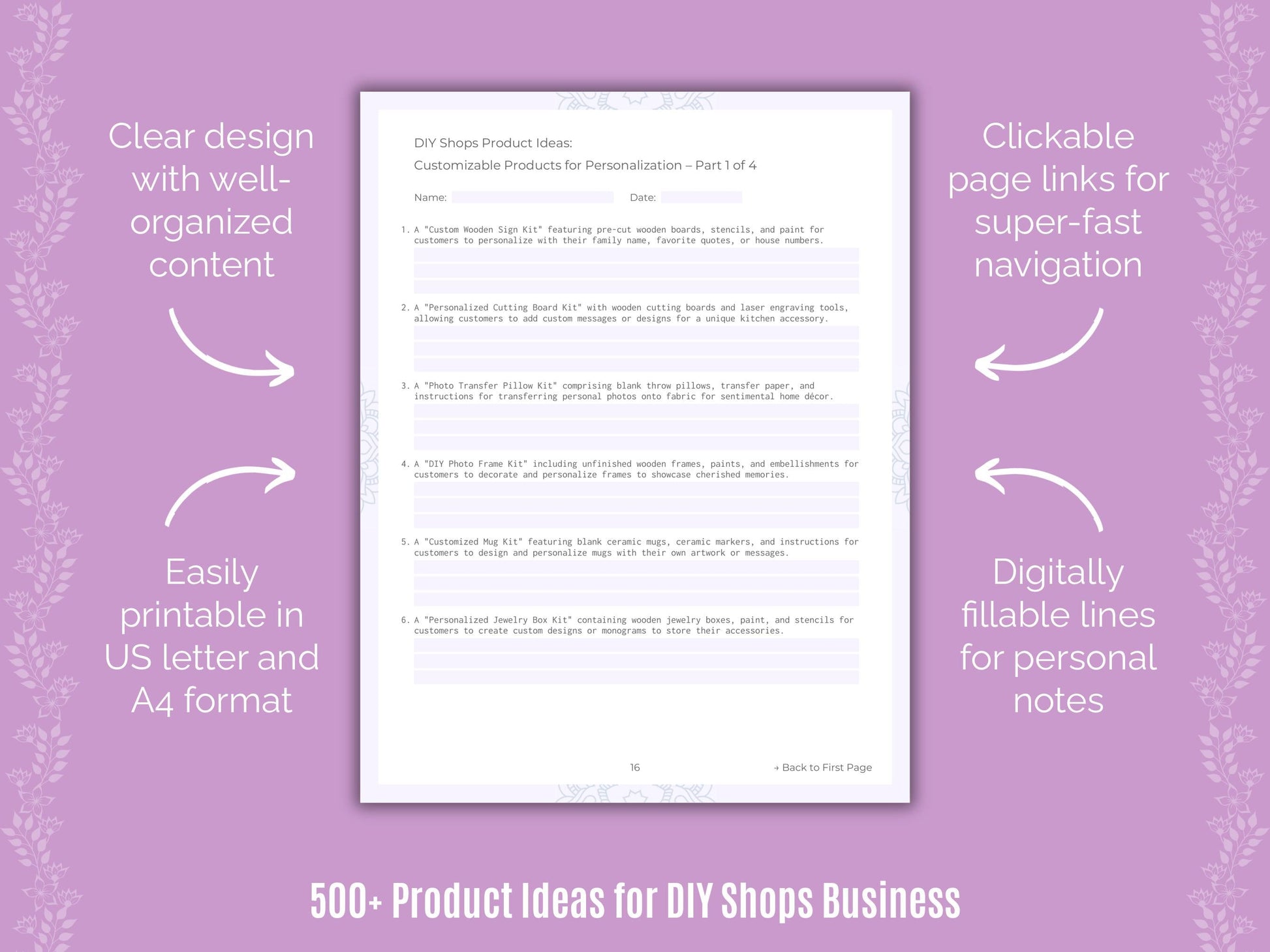 DIY Shops Business Templates