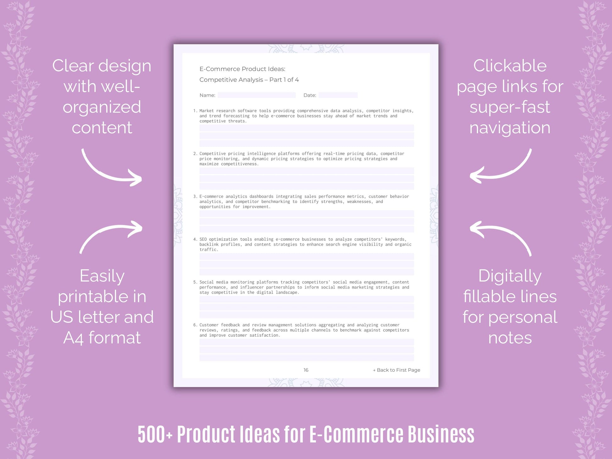 E-Commerce Business Templates