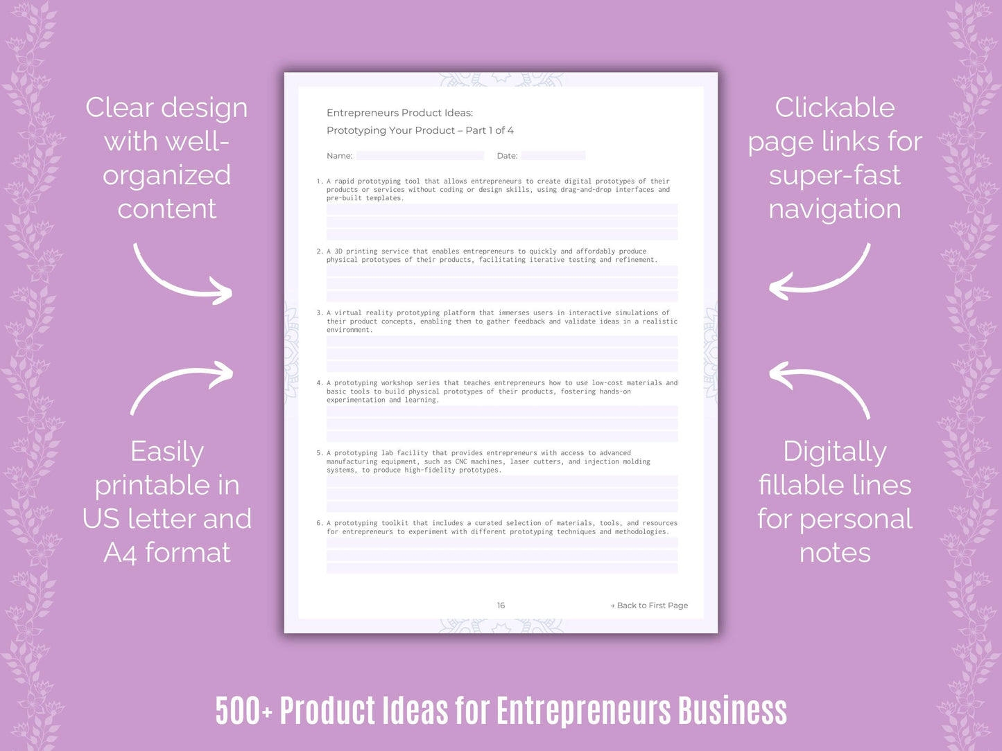 Entrepreneurs Business Templates