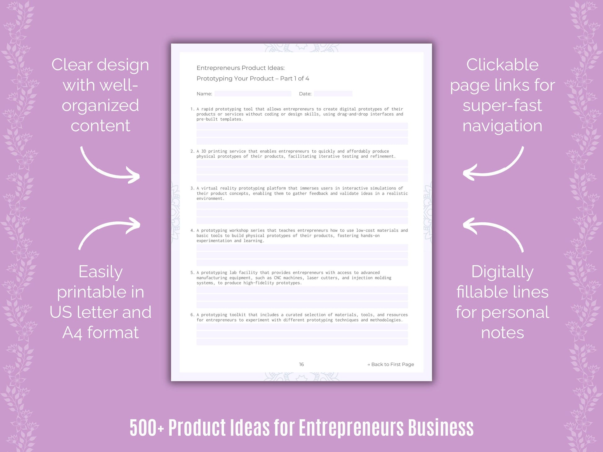 Entrepreneurs Business Templates