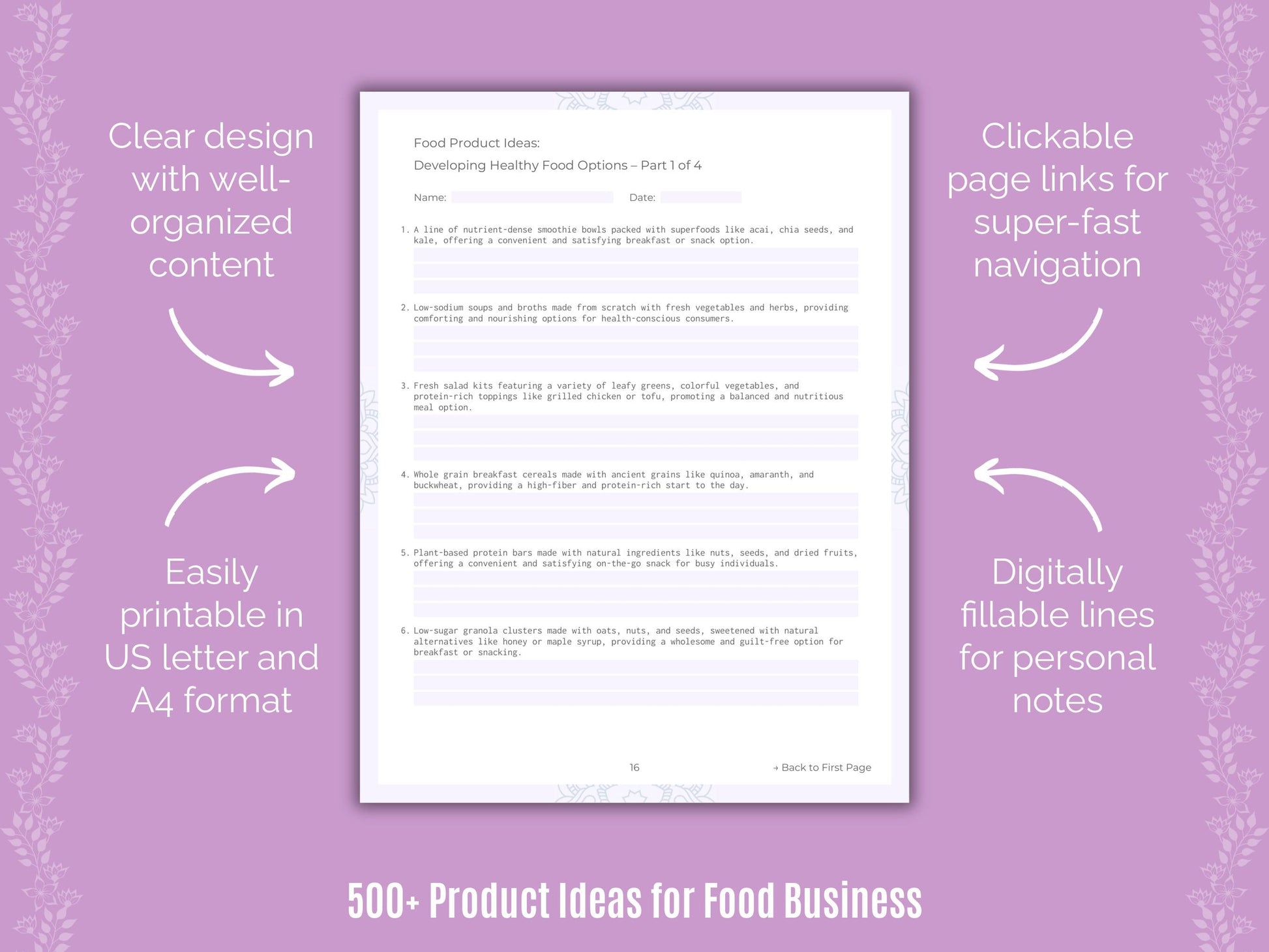 Food Business Templates