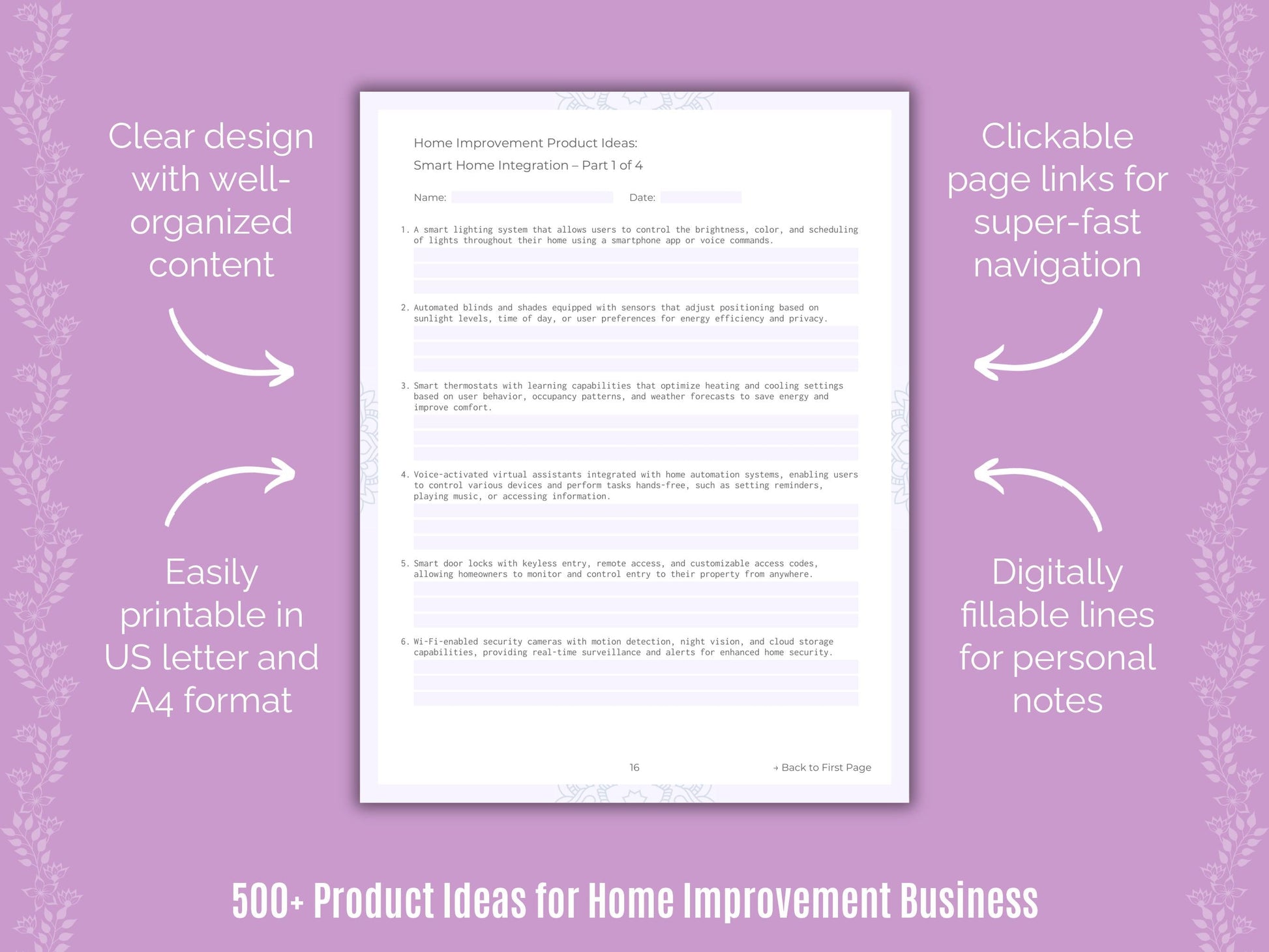 Home Improvement Business Templates